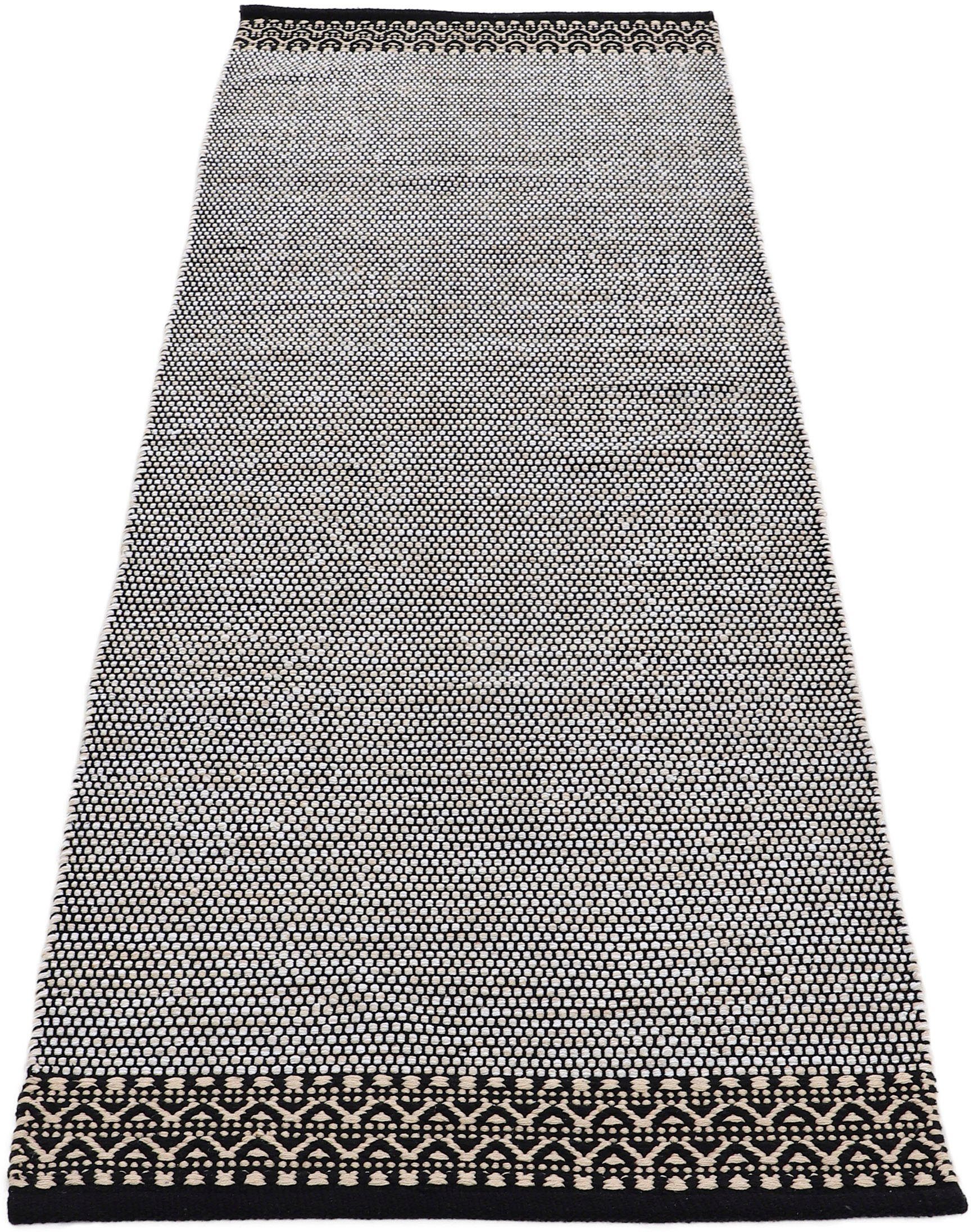 carpetfine Loper Kelim Mia Katoenen tweezijdig te gebruiken kleed