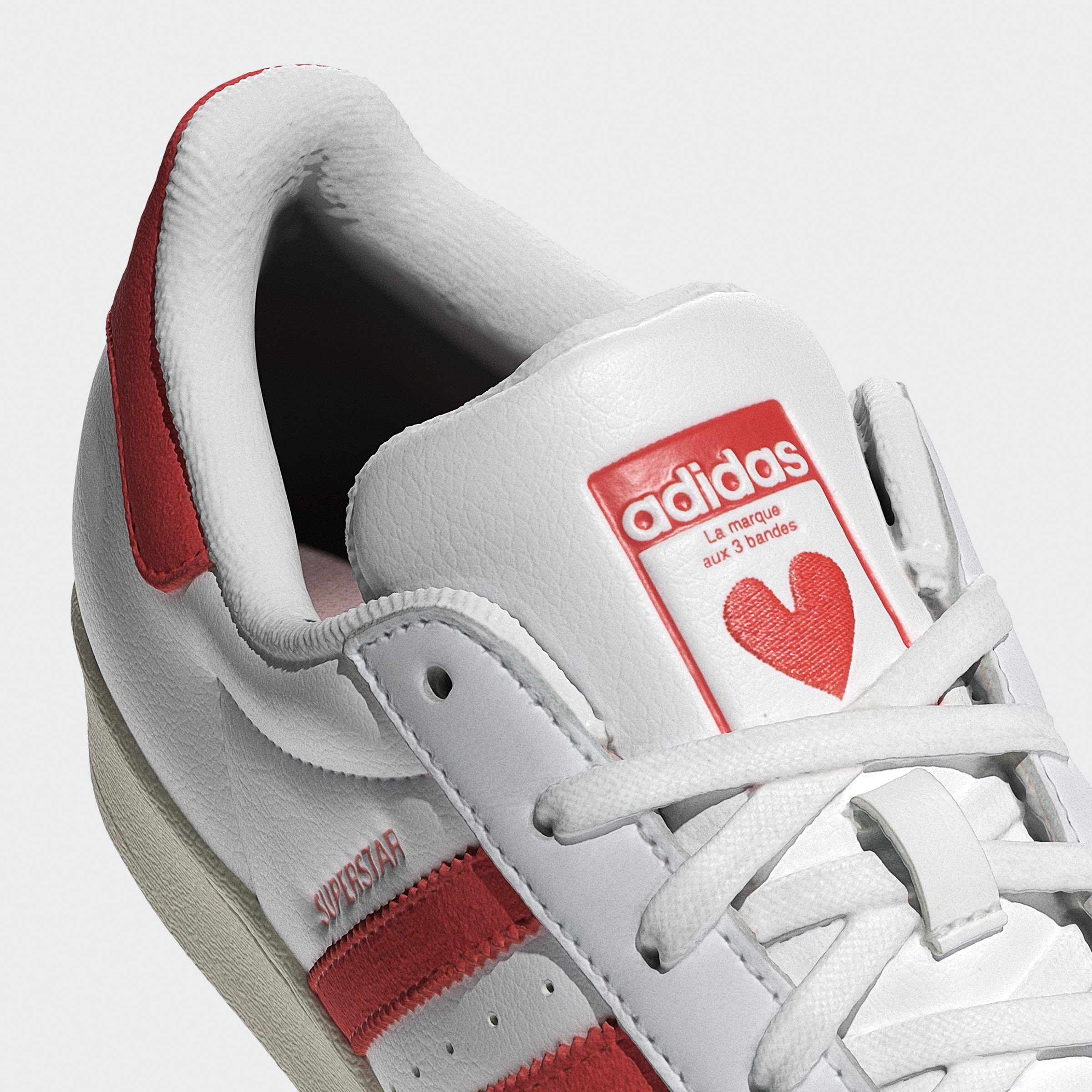 Adidas originals 2025 superstar valentine red/xeno