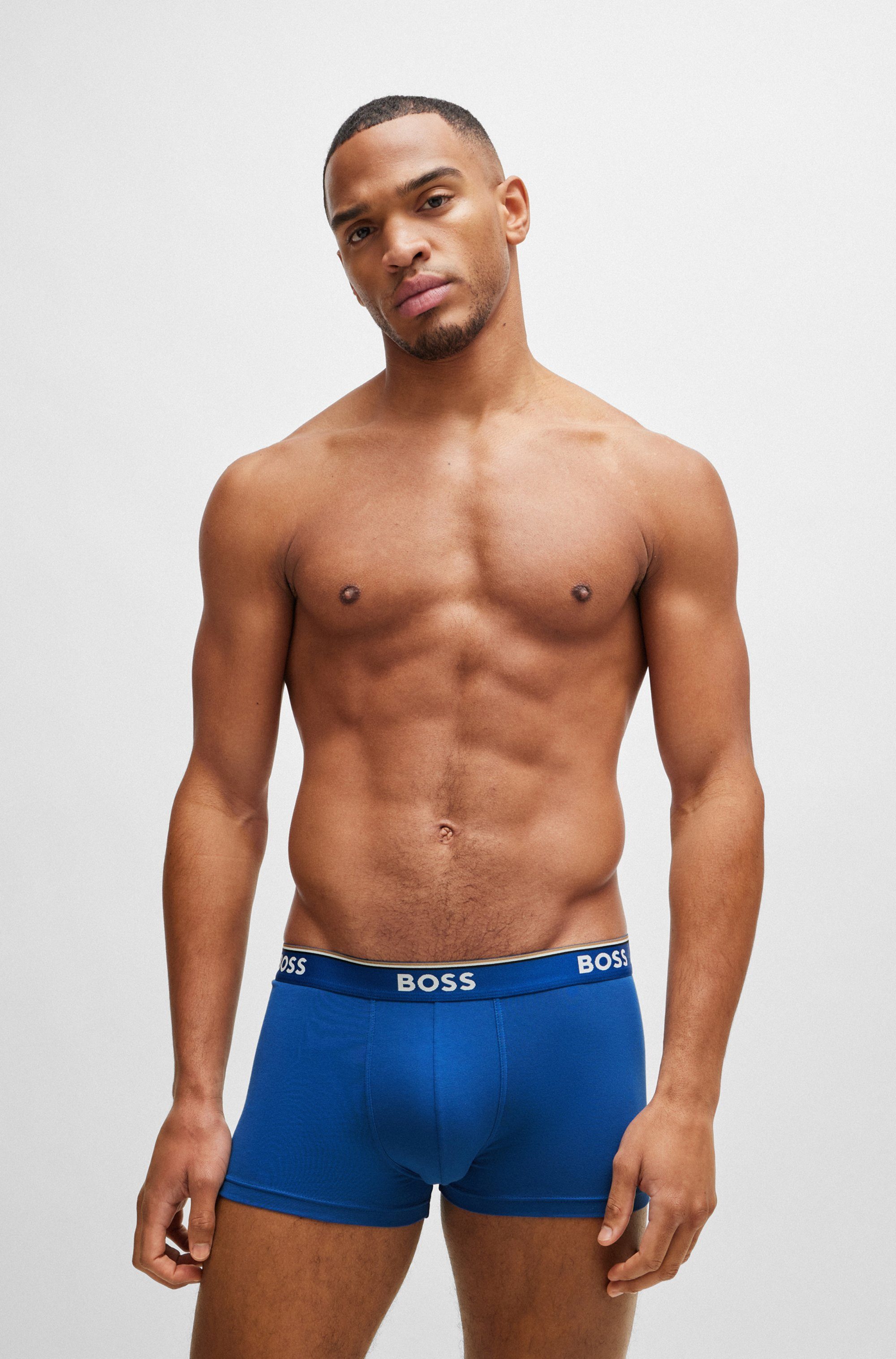 BOSS Boxershort met boss opdruk op de tailleband (3 stuks)
