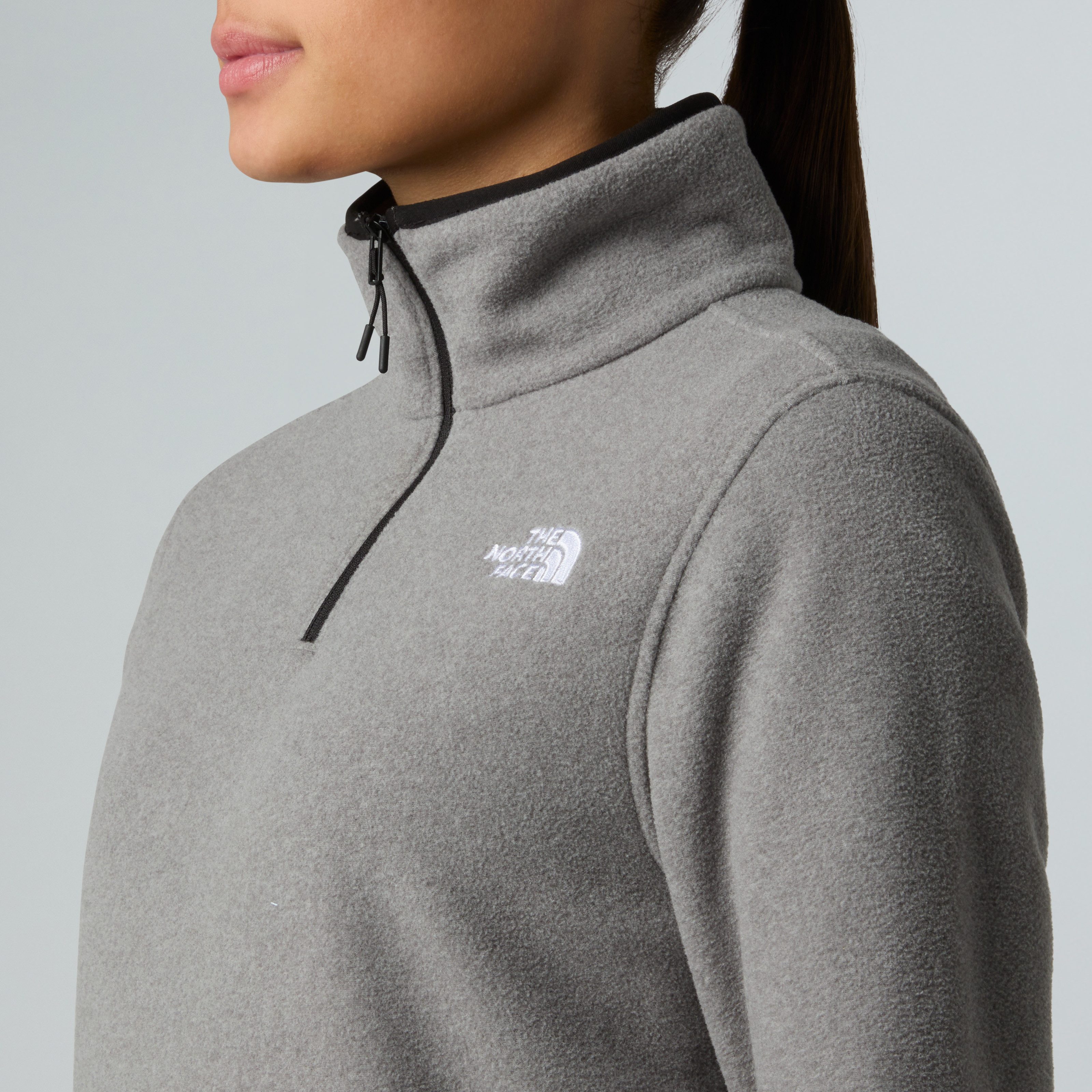 The North Face Tricot-fleecetrui W GLACIER FLEECE 1/4 ZIP JACKET (1-delig)
