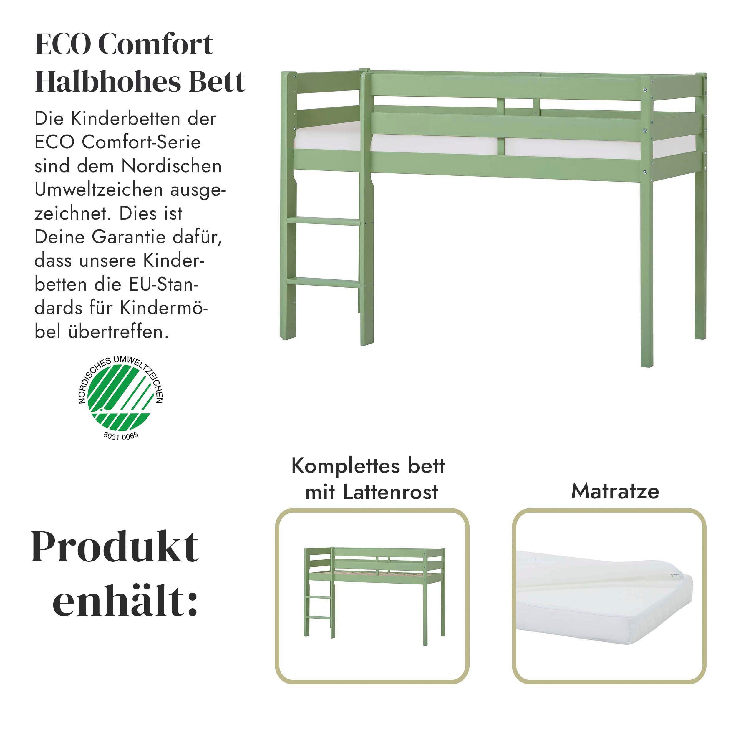 Hoppekids Speelbed ECO COMFORT, hoogslaper, deelbaar in 2 eenpersoonsbedden
