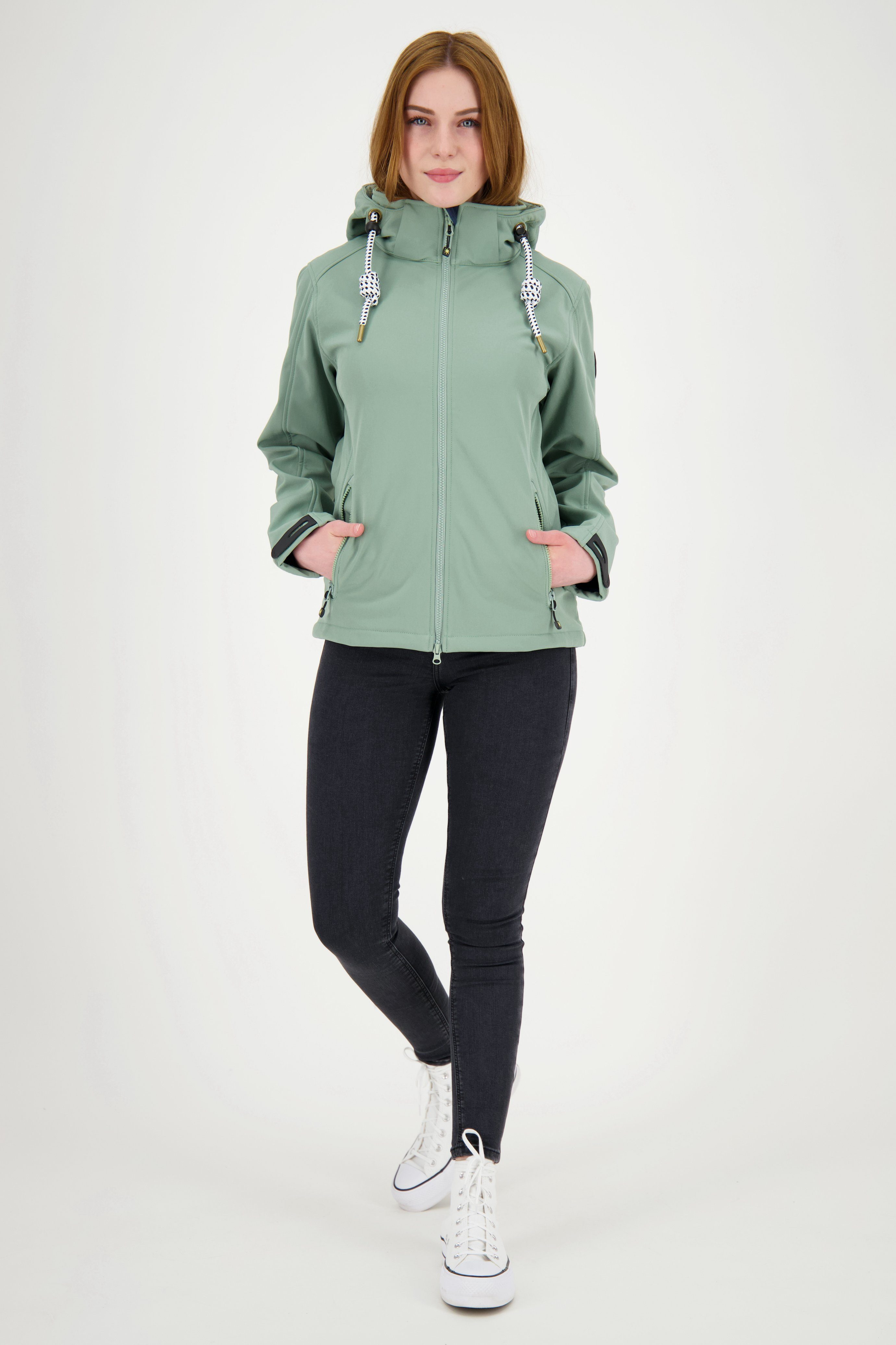 DEPROC Active Softshell-jack PEAK CREEK WOMEN met afneembare capuchon
