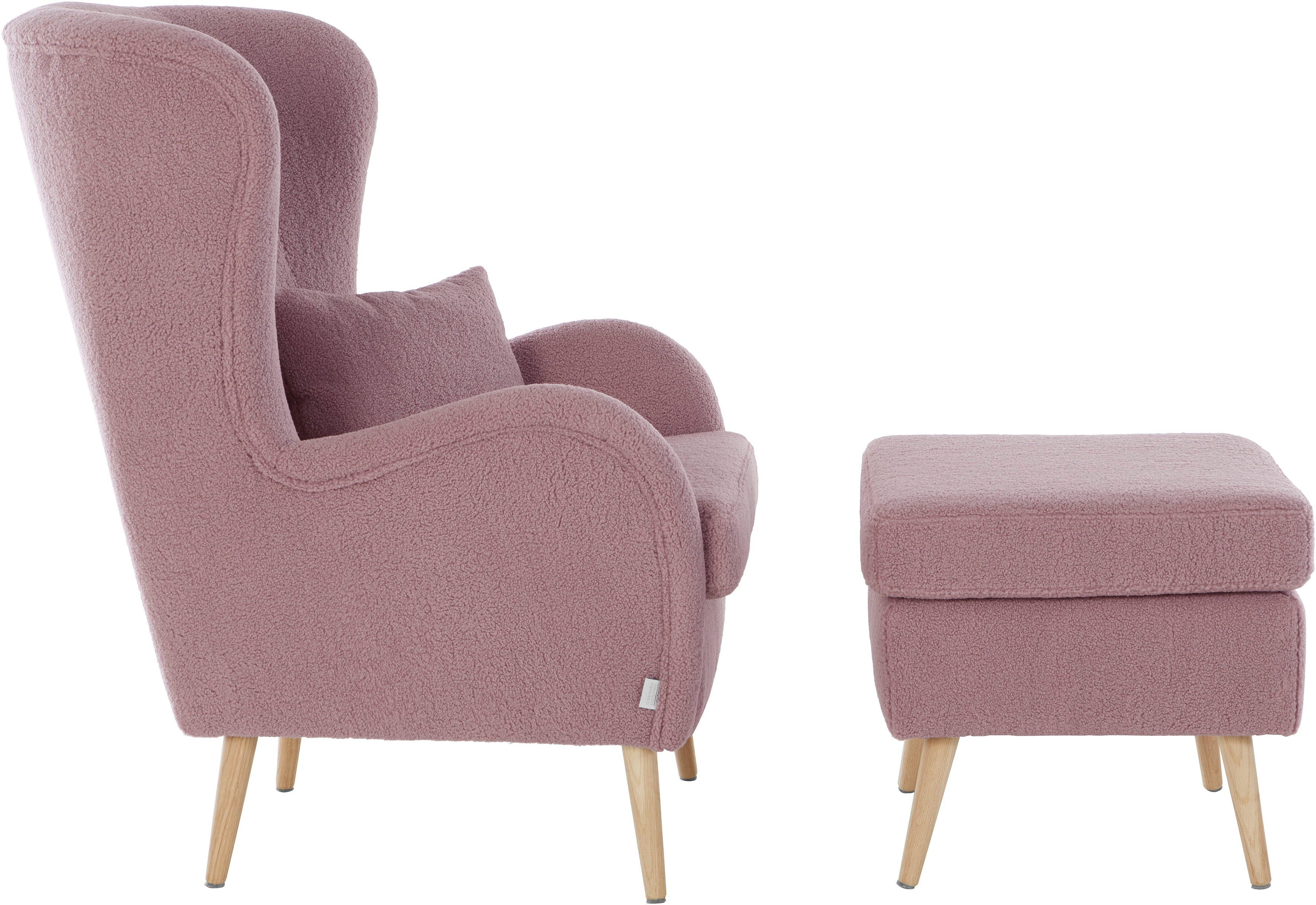 Guido Maria Kretschmer Home&Living Fauteuil Salla ook in imitatiebont en fijn corduroy, veel bekledingsopties, oorfauteuil (set)