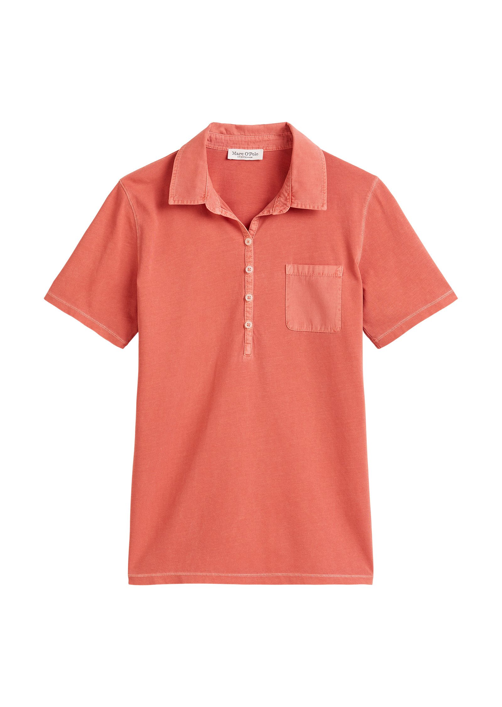 Marc O'Polo Poloshirt in overgewassen look