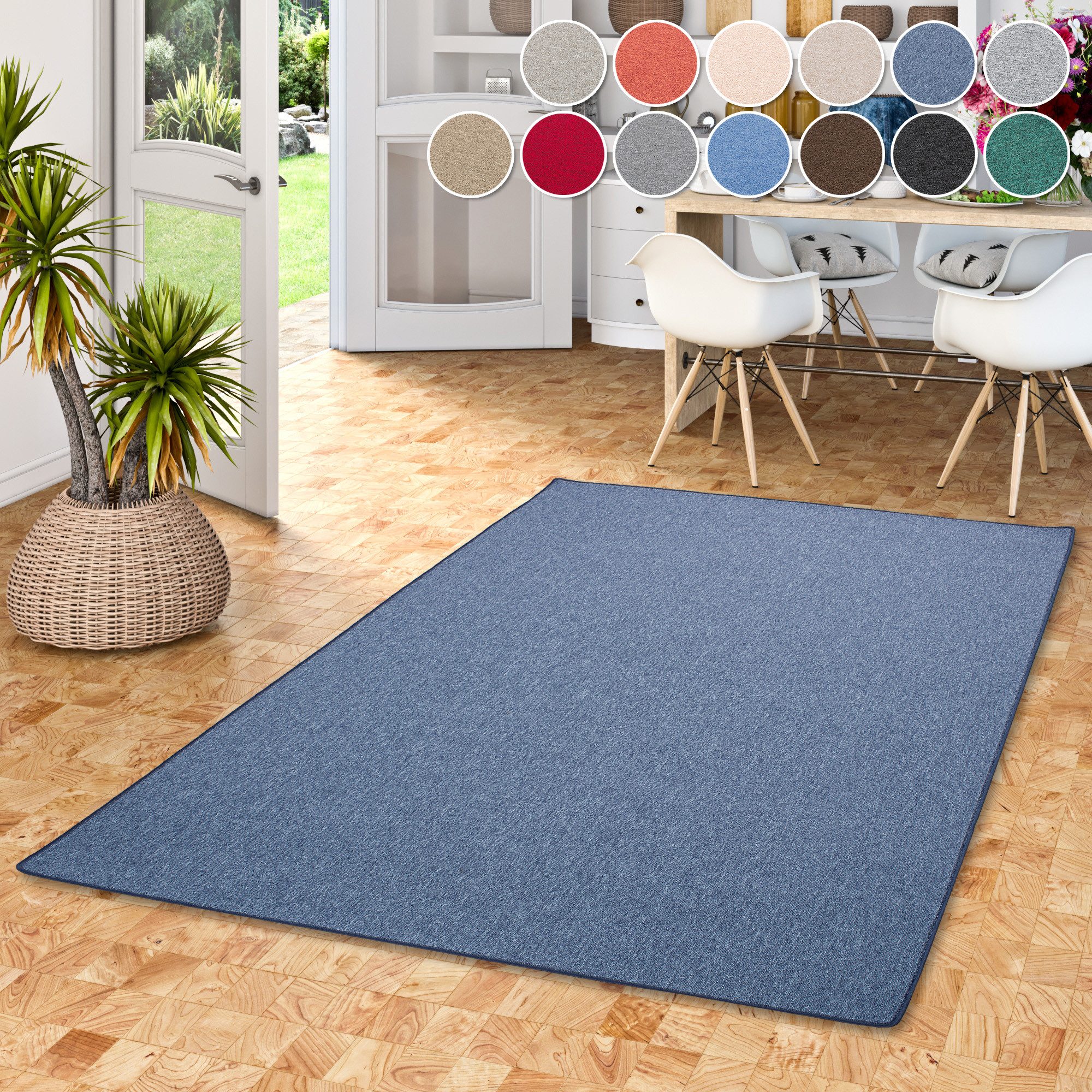 my home Vloerkleed Fortis, sling, Made in Netherlands Effen kleuren, lussen, geketteld, ook als loper, slijtvast
