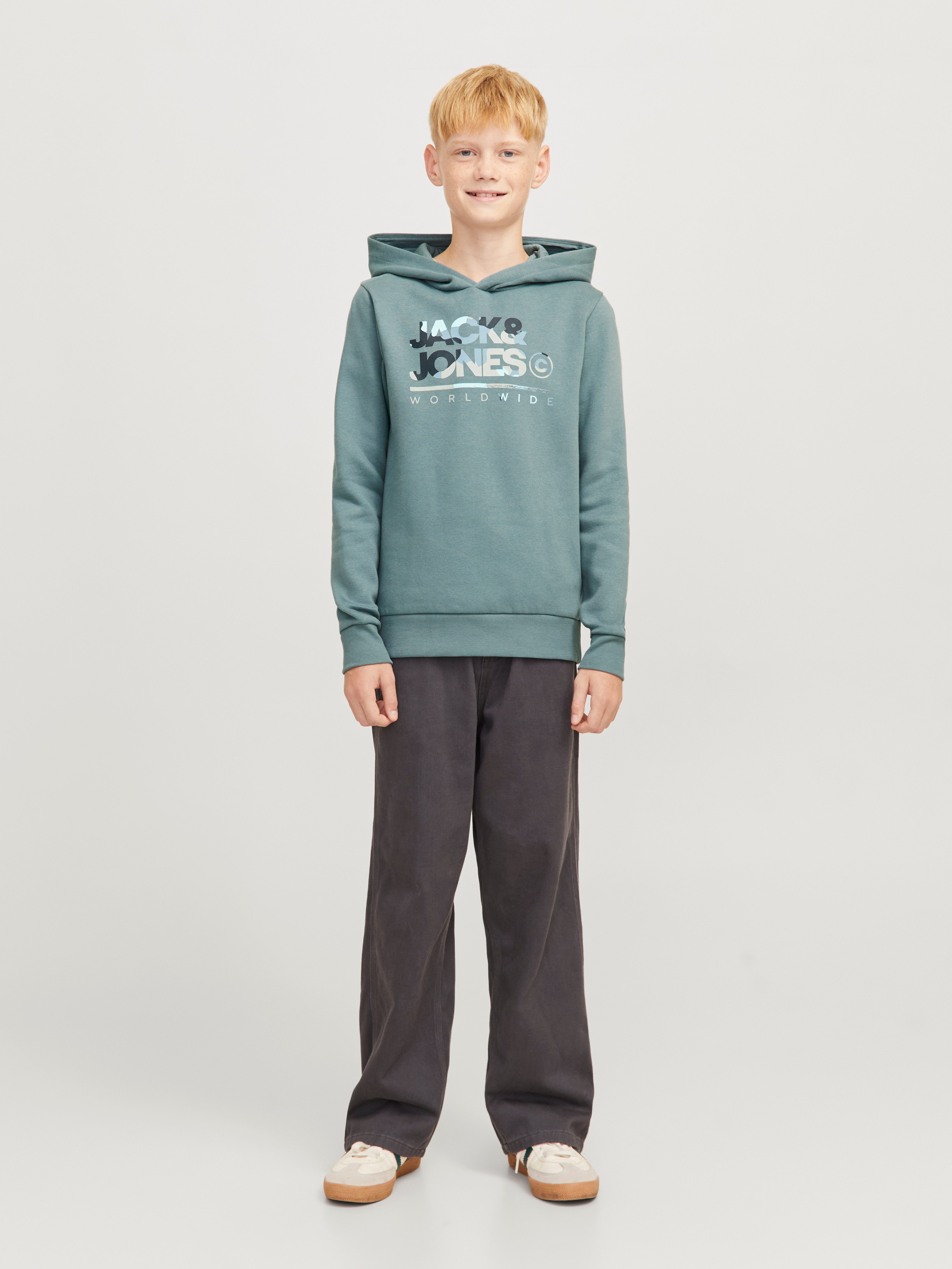 Jack & Jones Junior Hoodie JJLUKE SWEAT HOOD JNR