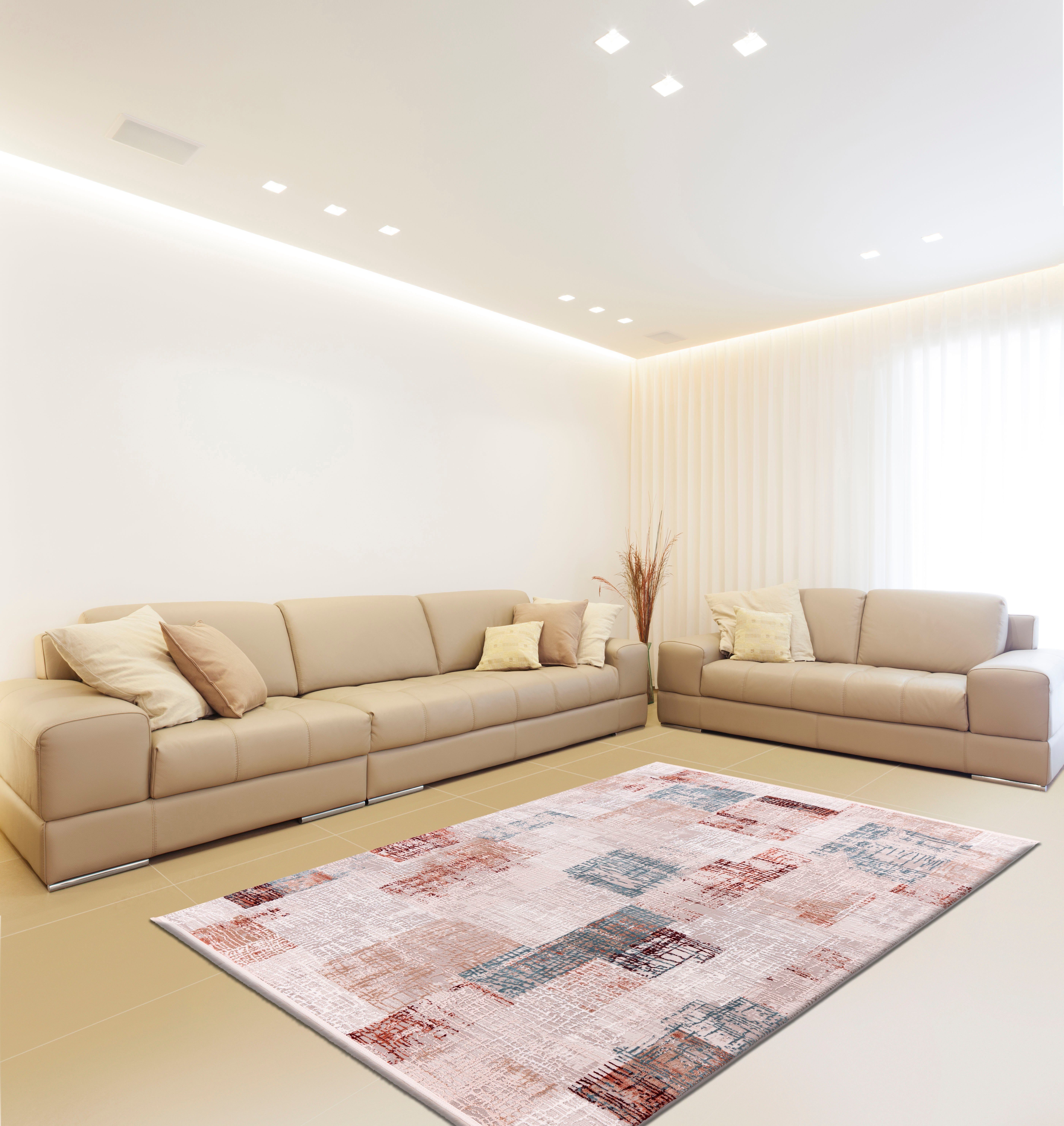 calo-deluxe Vloerkleed Miran 725 Vintage-design, met franje, woonkamer