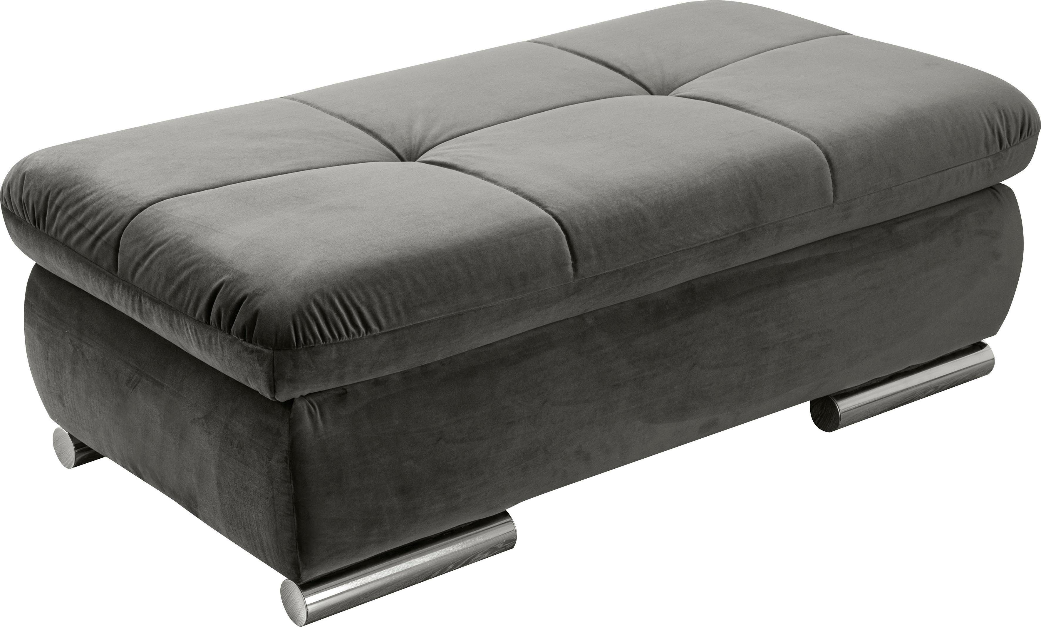 set one by Musterring Hocker met bergruimte SO 4100 hockers maat Luxe-microvezel Euphoria