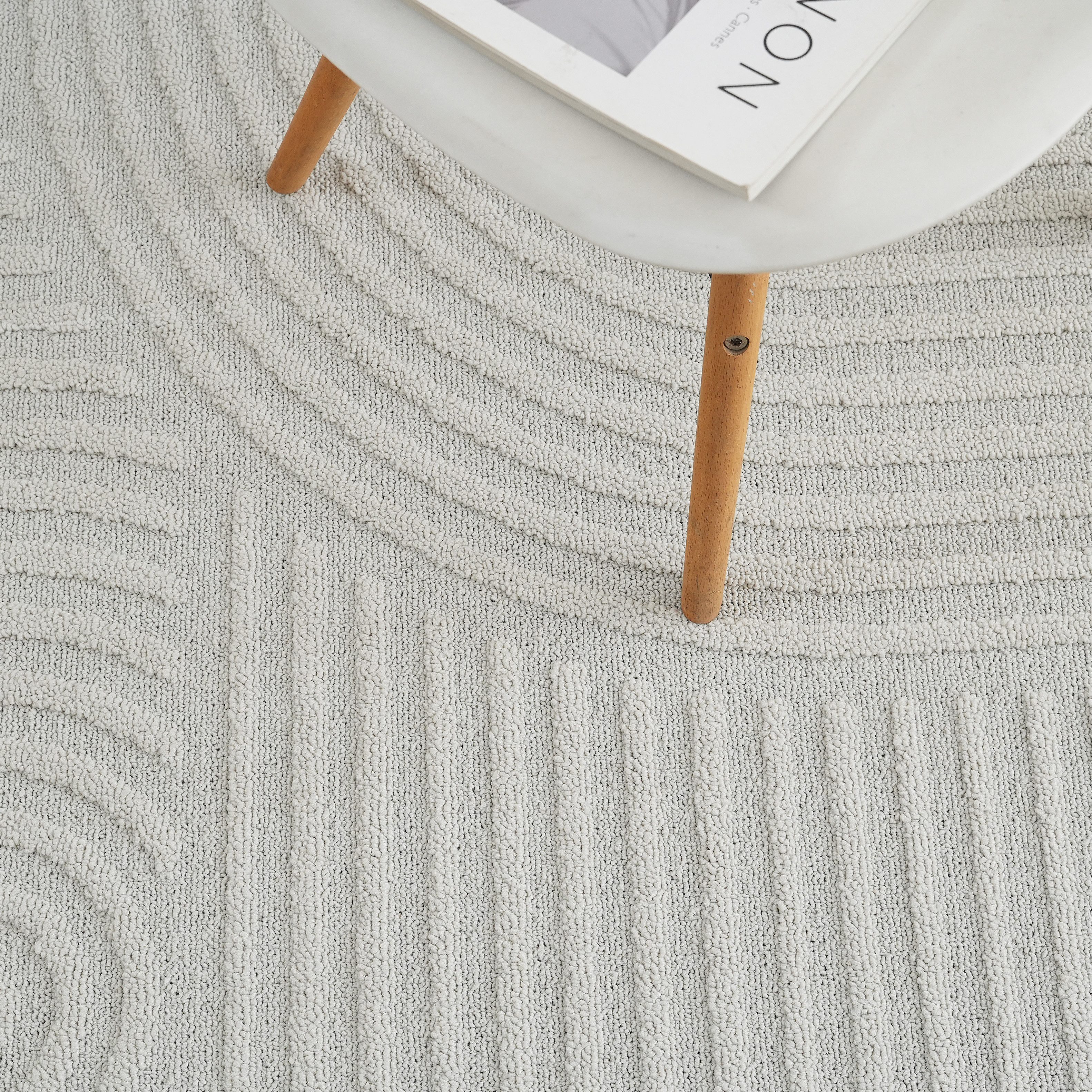 my home Vloerkleed Jola hoog-laag ontwerp, Scandi-look, Zen Boho, modern, 3D, woonkamer, slaapkamer, waterafstotend