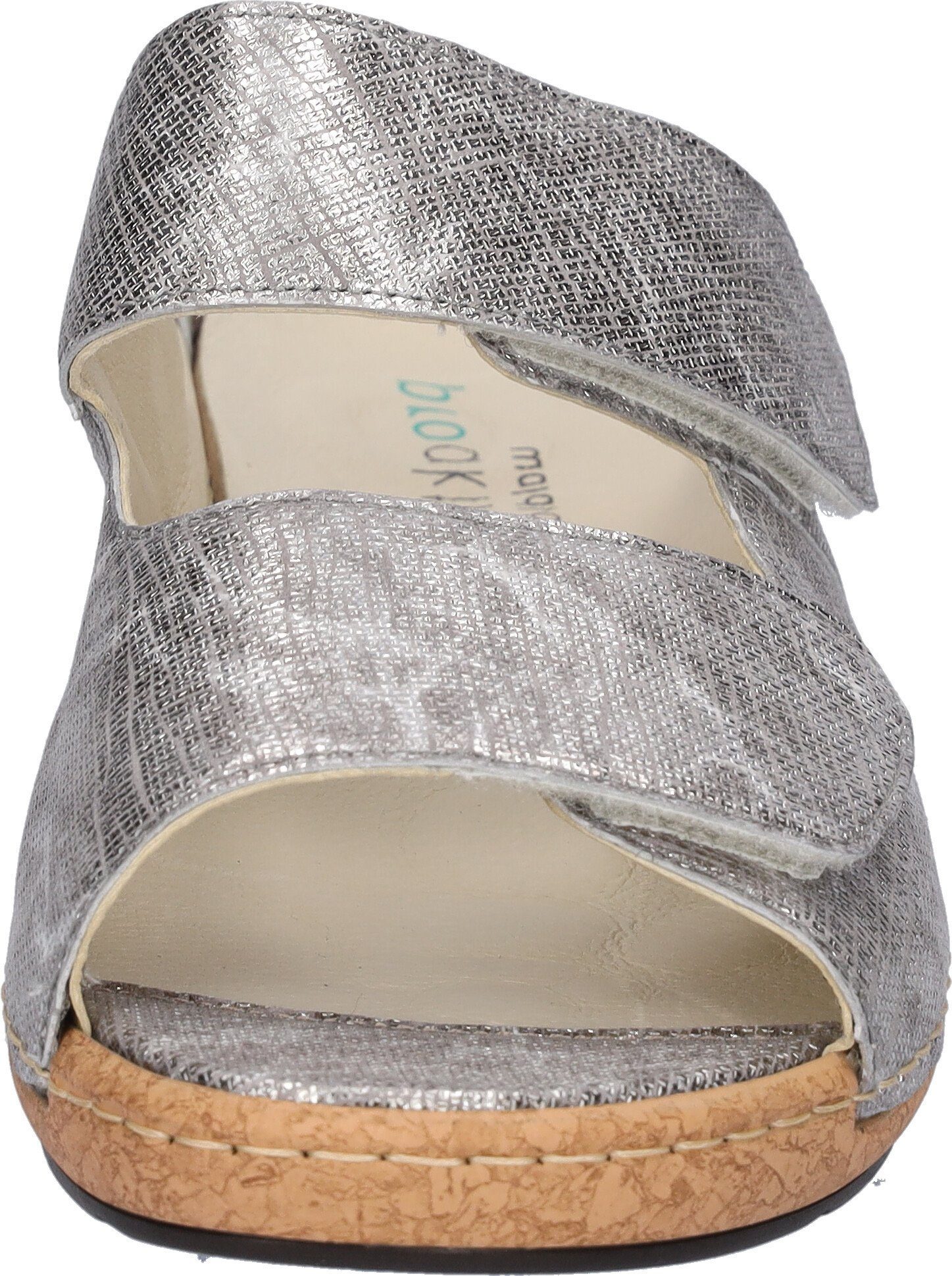 Waldläufer Slippers K-Heliett sleehak, zomerschoen, slippers, klittenband, k-breedte