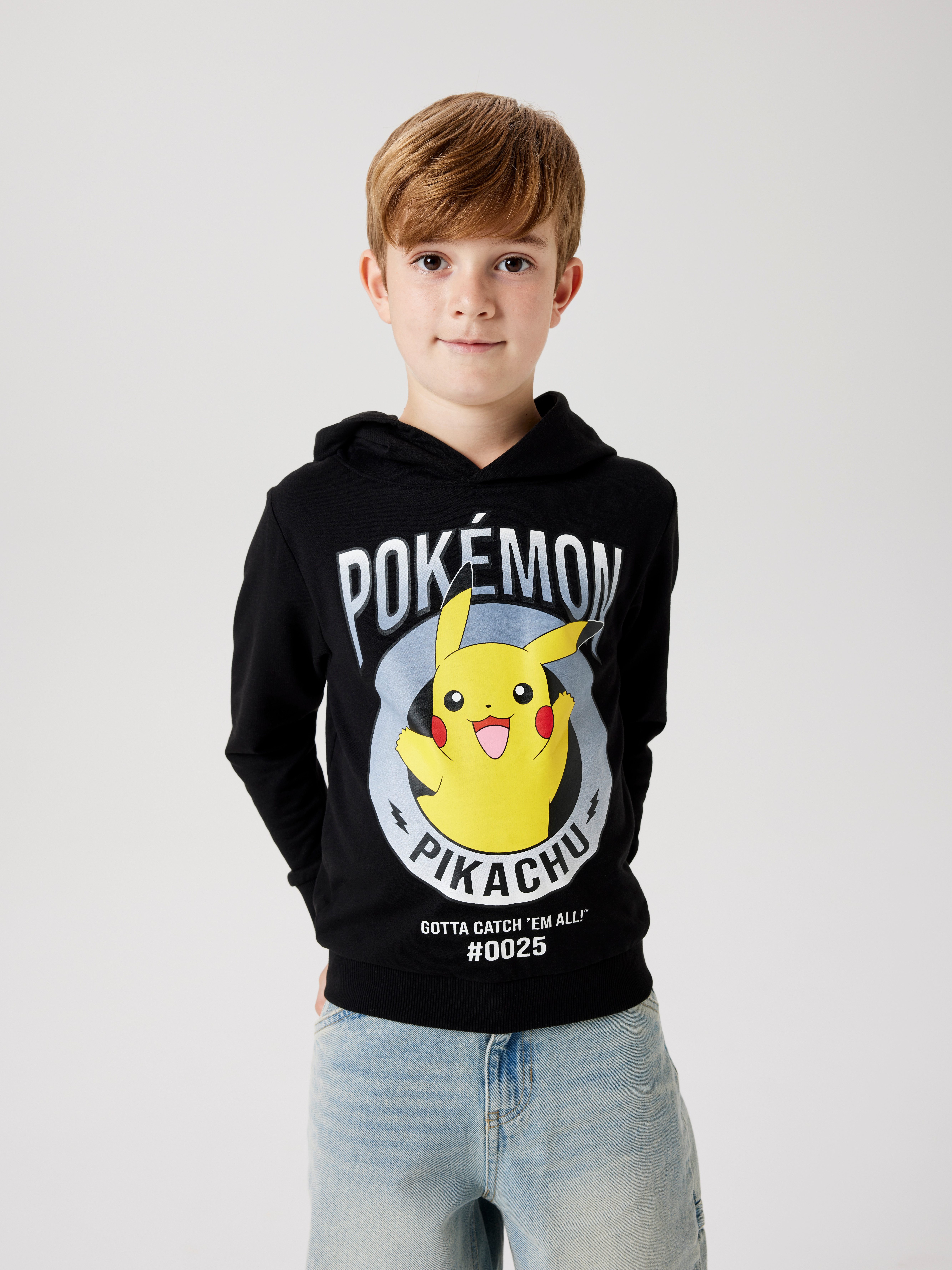 Name It Sweatshirt NKMDU POKEMON NREG SWEAT WH BRU NOOS SKY