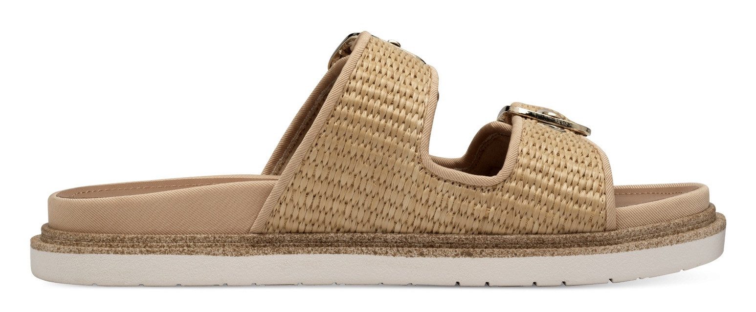 Tamaris Slippers , plateau, zomerschoen, slippers met verstelbare gespen