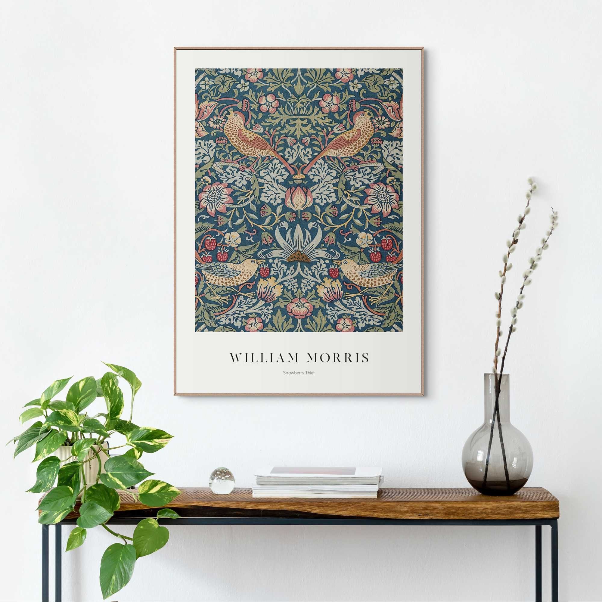 Reinders! Poster William Morris - strawberry thief deurposters multicolor