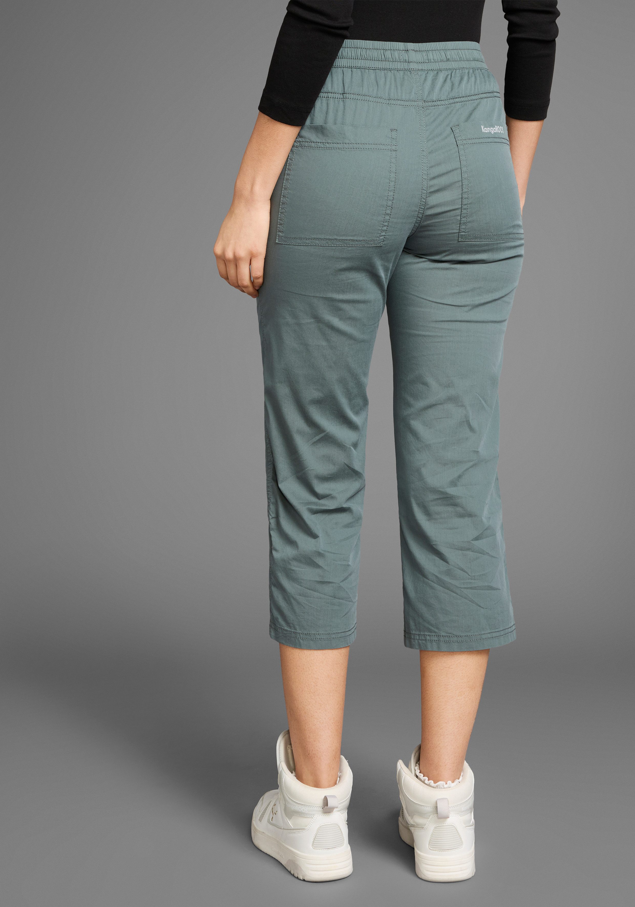 KangaROOS 3/4 broek sportieve capri met elastische taille