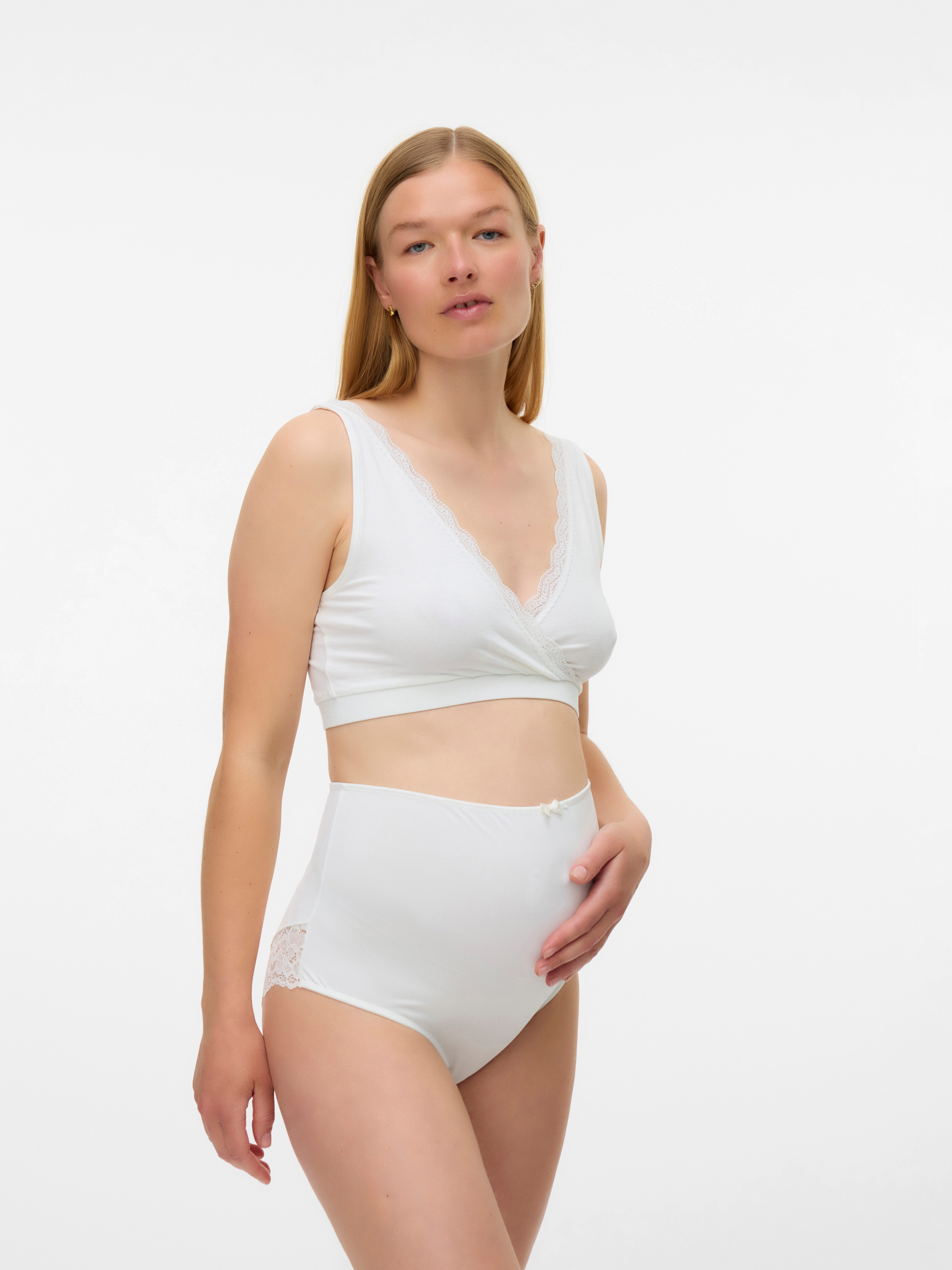 Mamalicious Bustier MLHELENA CROSSY LACE BRA 2F 2-P NOOS (set, 2-delig)