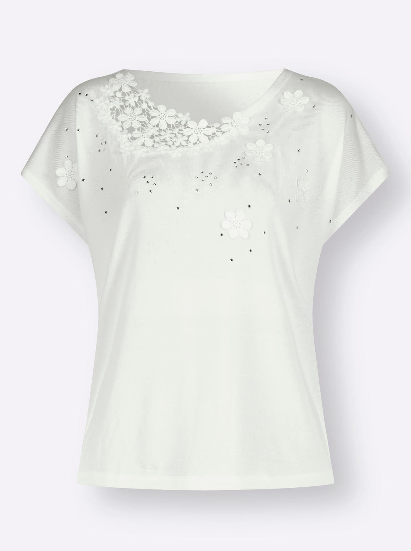 Lady Kanten Shirt (1-delig)
