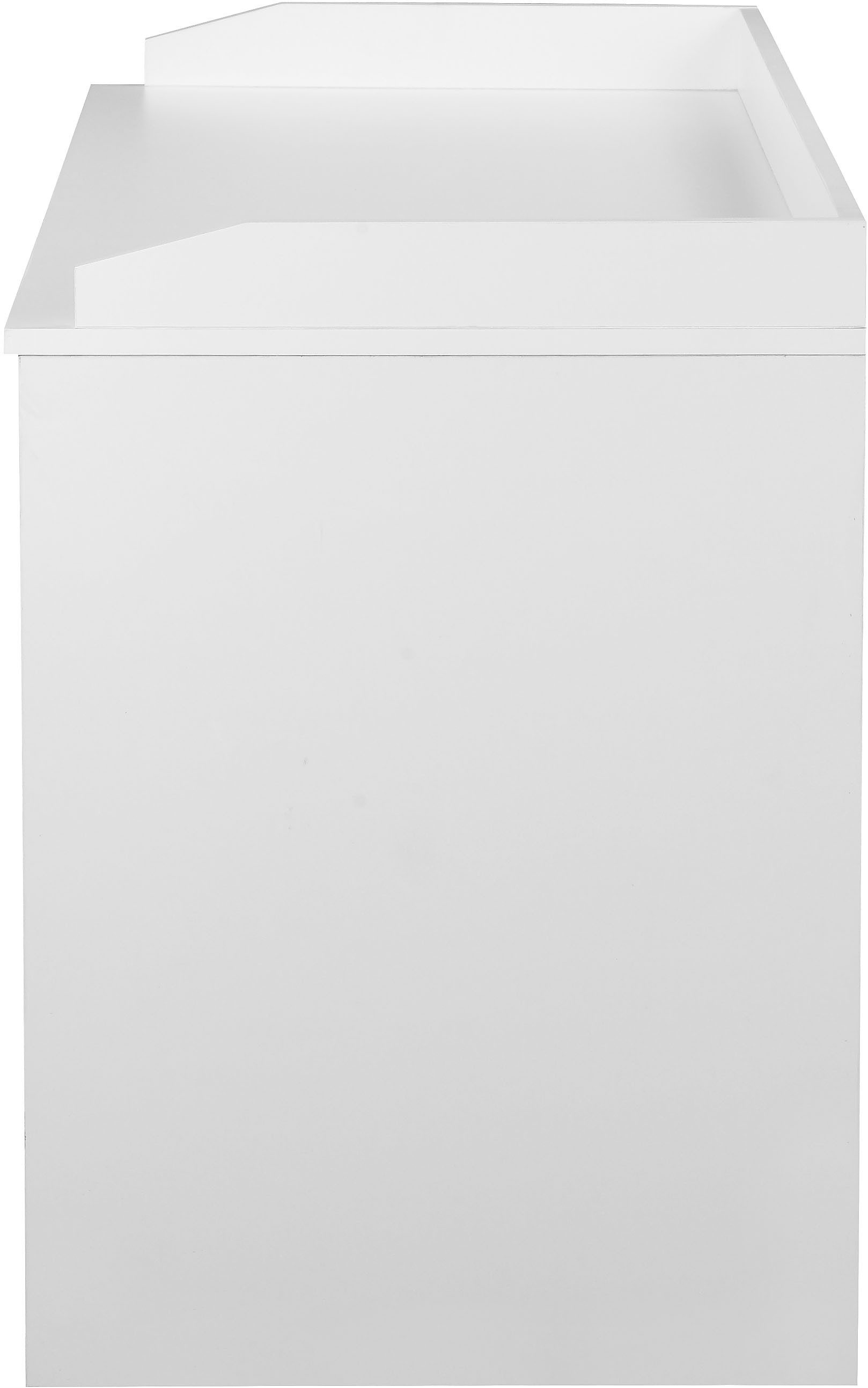 Home affaire Bureau Aalborg in landhuisstijl, met lade, verhoogde tafelrand, breedte 140 cm