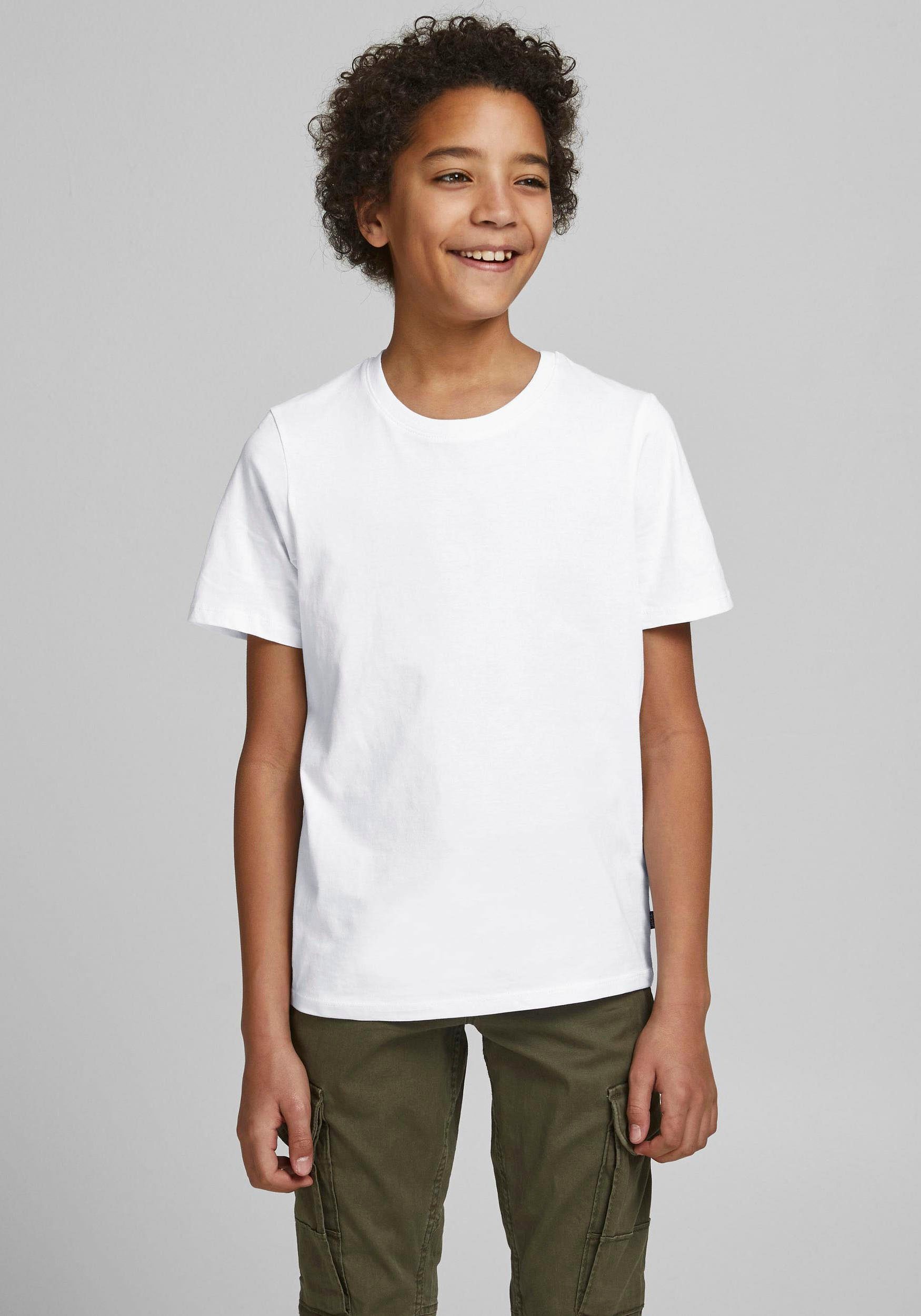 Jack & Jones Junior Shirt met korte mouwen JJEORGANIC BASIC TEE SS O-NECK NOOS JNR