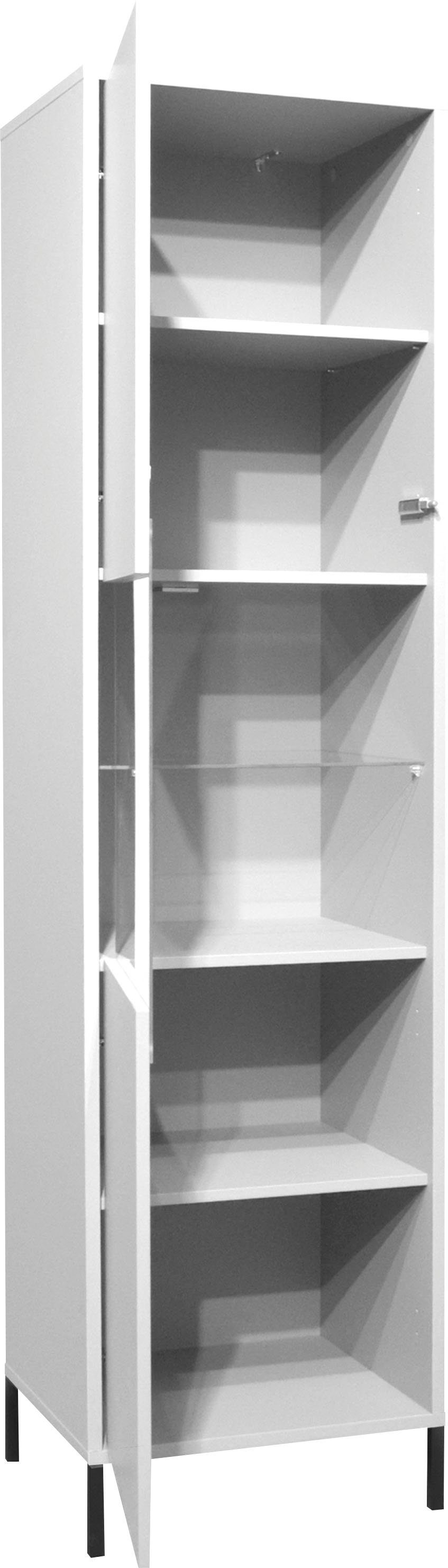 Mäusbacher Staande vitrinekast Bonnie TOPSELLER! Vitrine met verwisselbare deurafsluiting