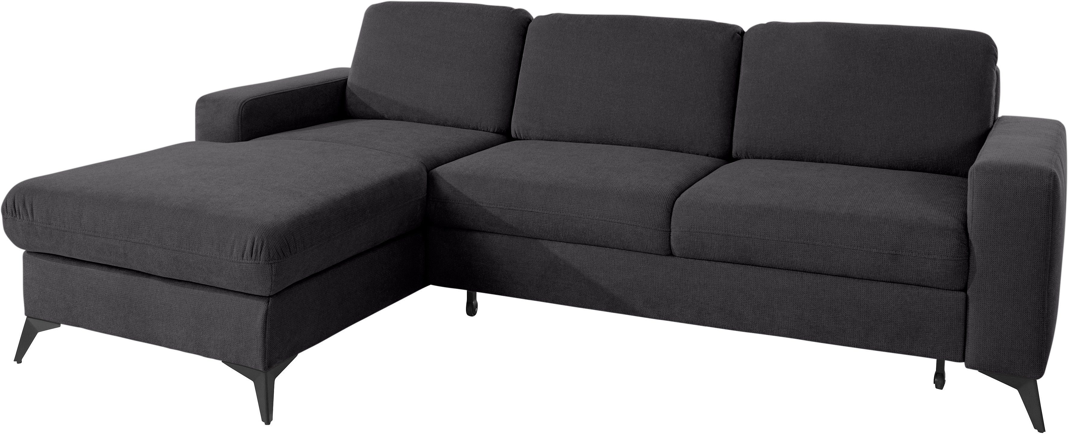 Places of Style Hoekbank Lolland L-vorm Naar keuze met slaapfunctie en bedkist, binnenvering