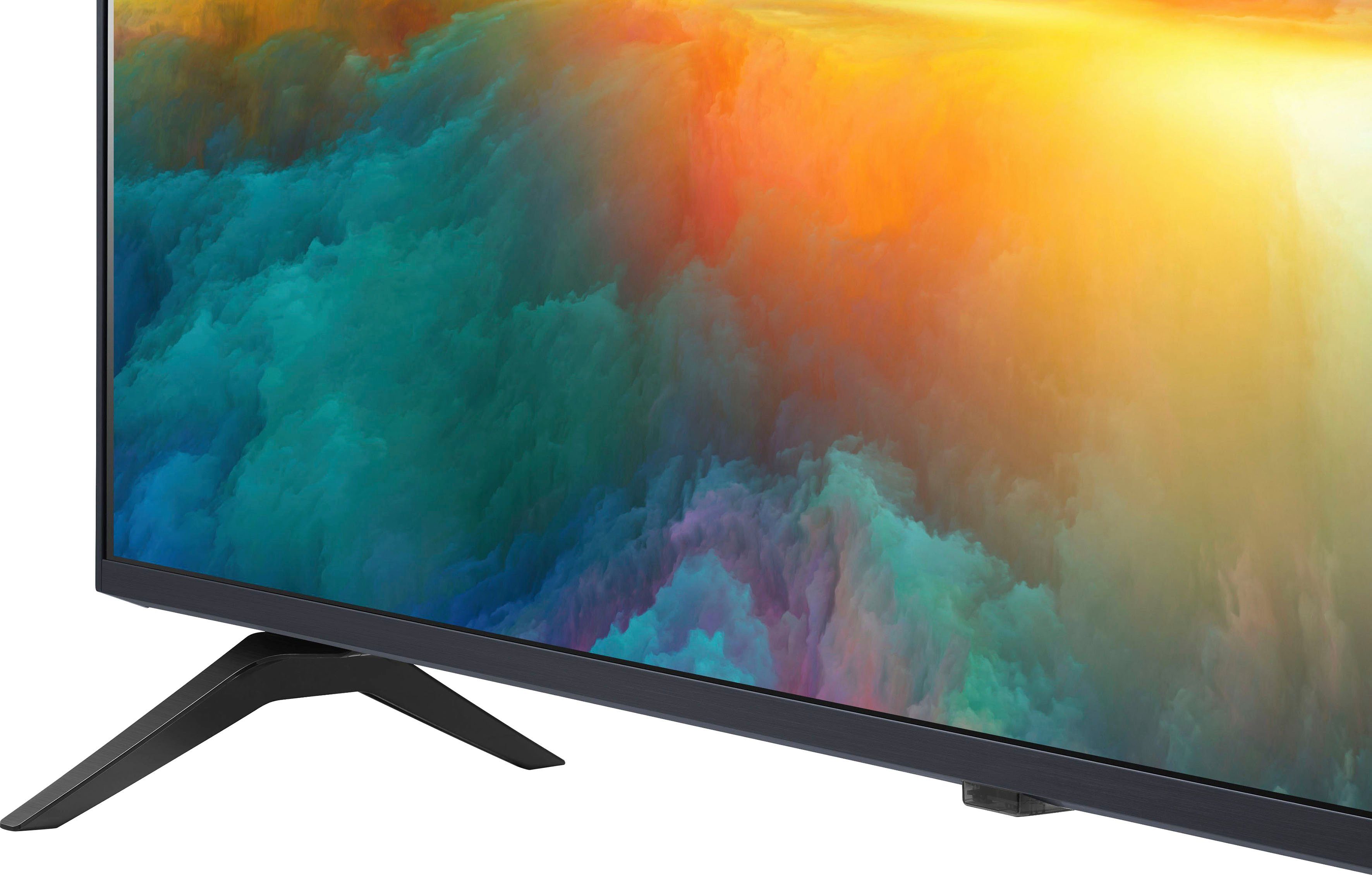 LG QNED-tv 43QNED756RA, 109 cm / 43", 4K Ultra HD, Smart TV, QNED, α5 Gen6 4K AI-Processor, HDR10, HDMI 2.0, Single Triple Tuner