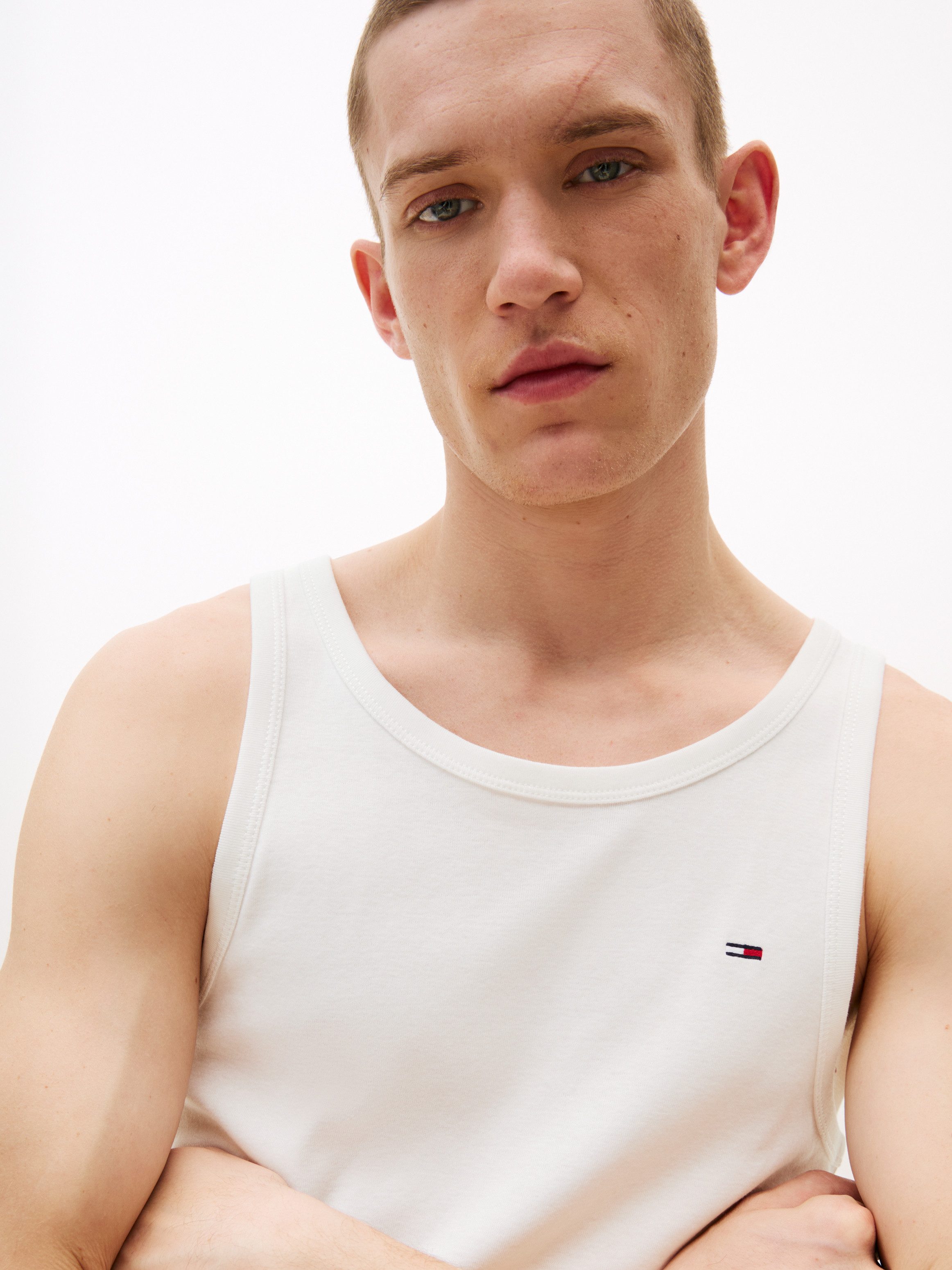TOMMY JEANS Tanktop TJM XSLIM 3 PACK FLAG TANK EXT