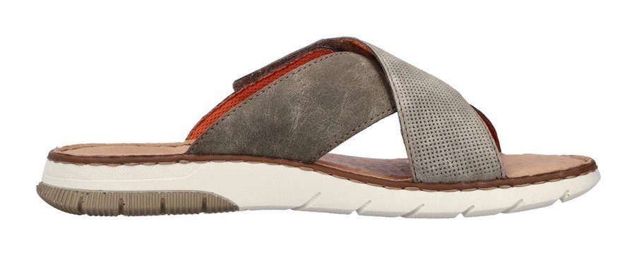Rieker Slippers zomerschoen, slippers, klittenbandschoen, met klittenbandjes