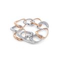 calvin klein armband warped rings, 35000007 zilver