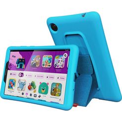 lenovo tablet tab m7, 7 ", android, inclusief kids bumper blauw grijs