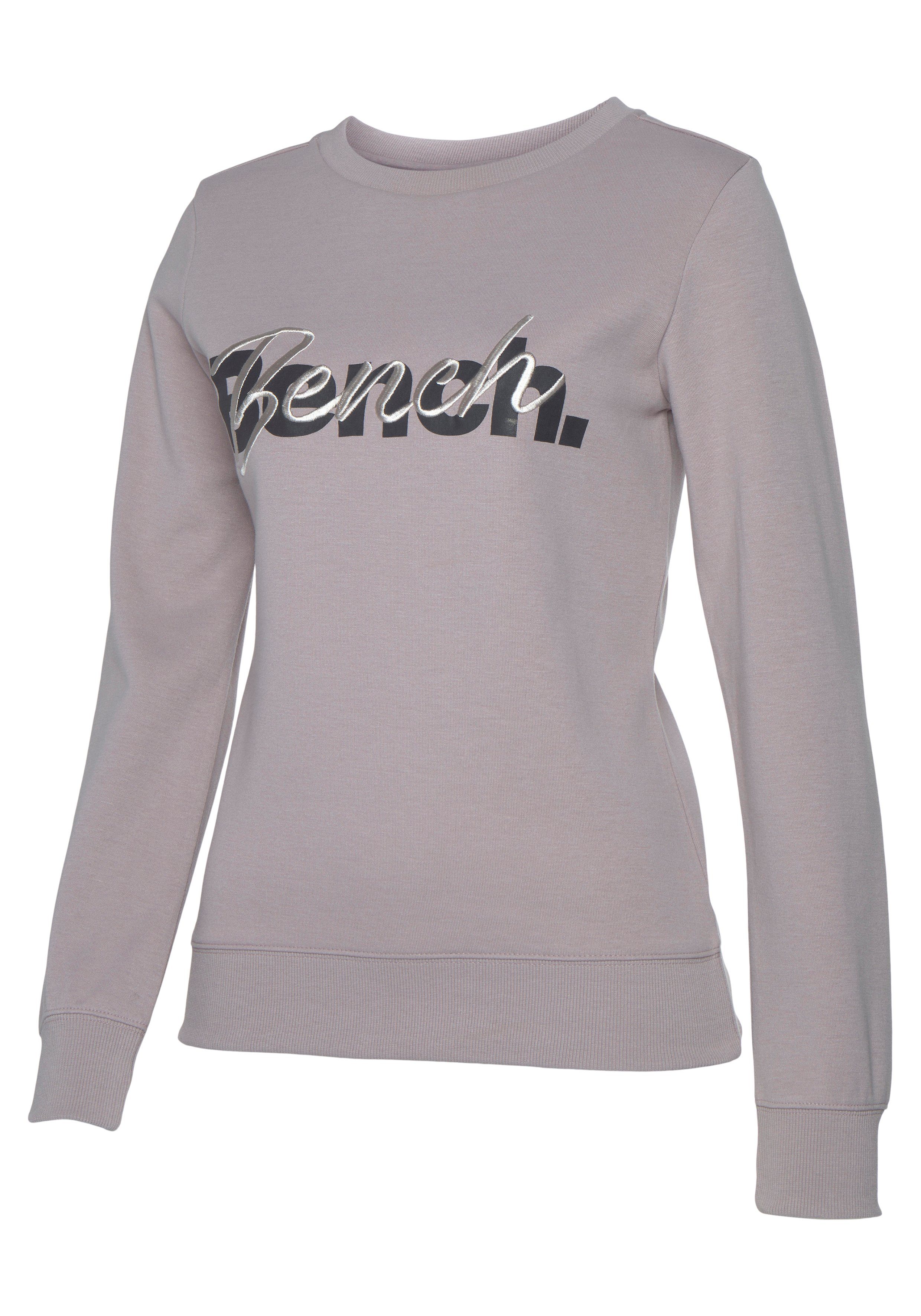 Bench. Loungewear Sweatshirt met logoprint en borduurwerk, loungepak