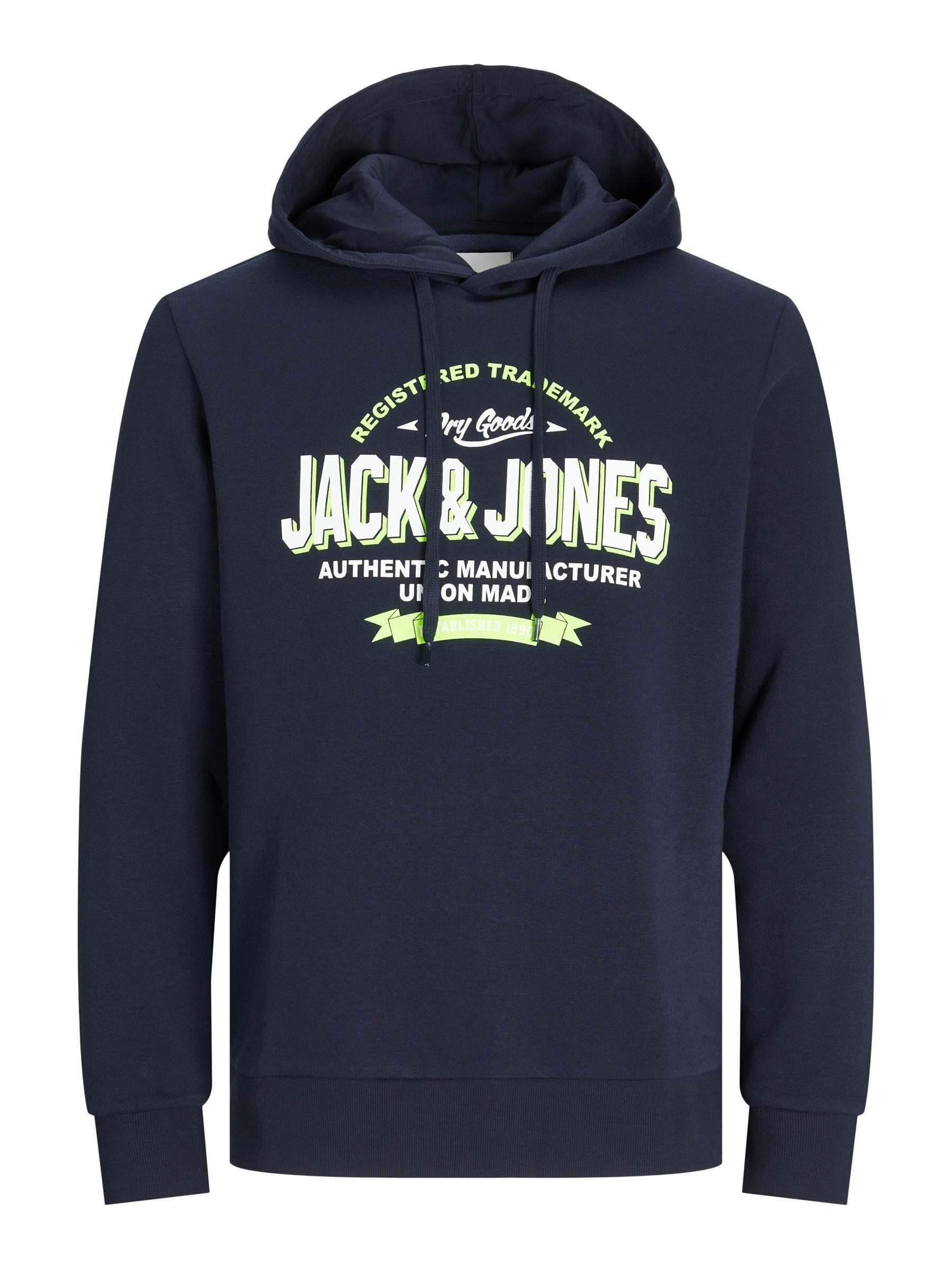 Jack & Jones Hoodie JJELOGO SWEAT HOOD 2 COL 24 25 NOOS