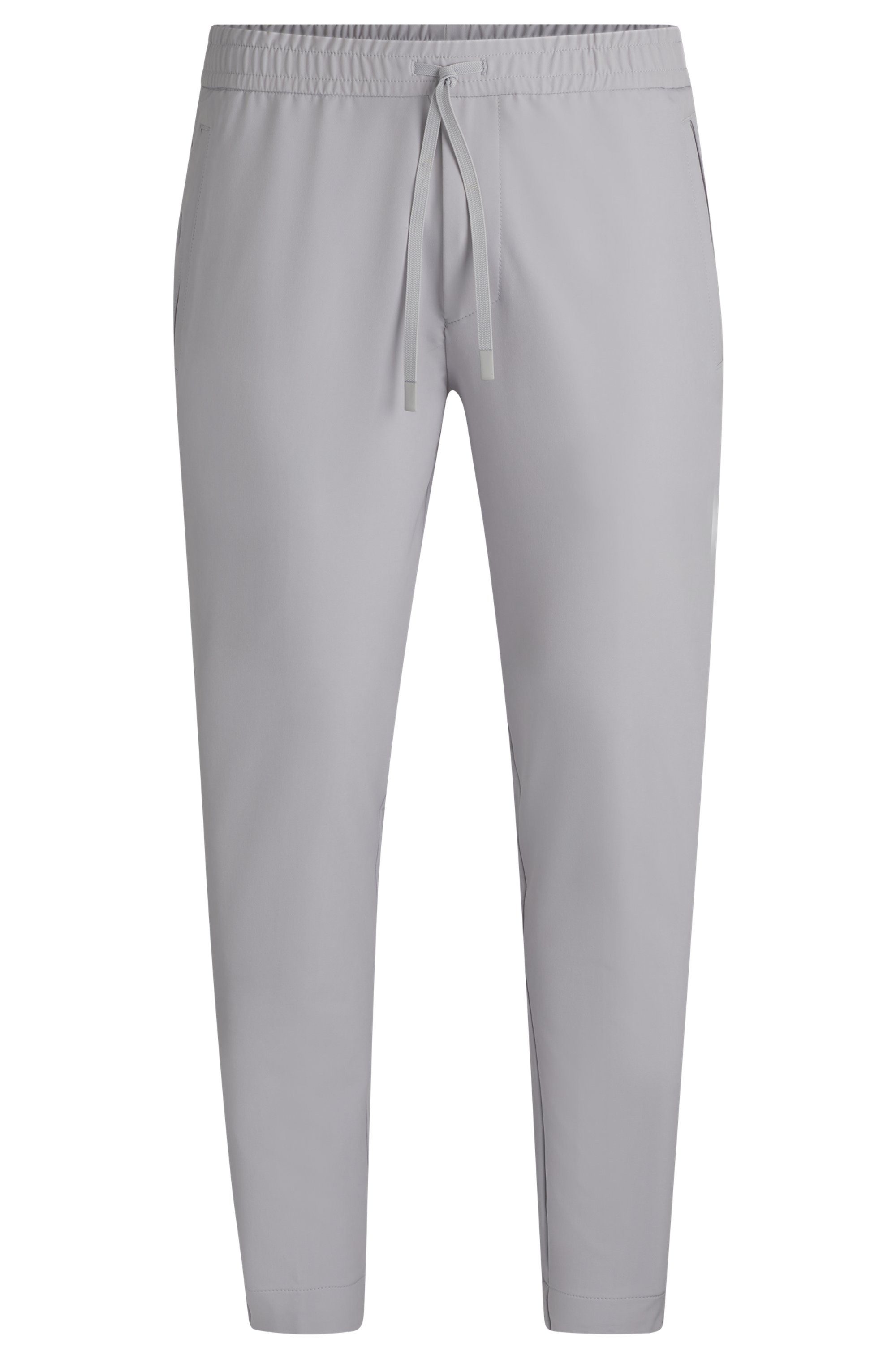 BOSS GREEN Stretchbroek T_Flex met elastische band en rijgkoord