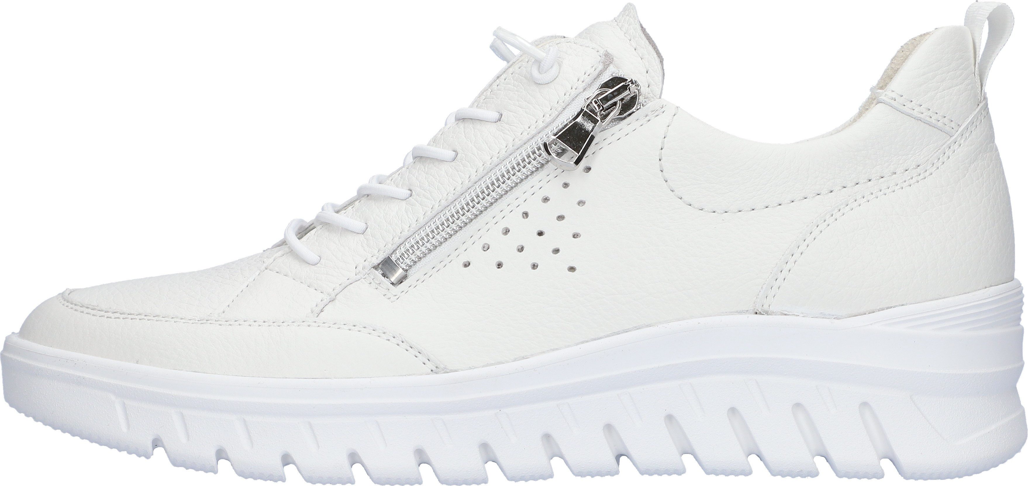Waldläufer Slip-on sneakers H-BIGGI , vrijetijdsschoen, lage schoen, instapschoen in comfortbreedte h (= zeer breed)