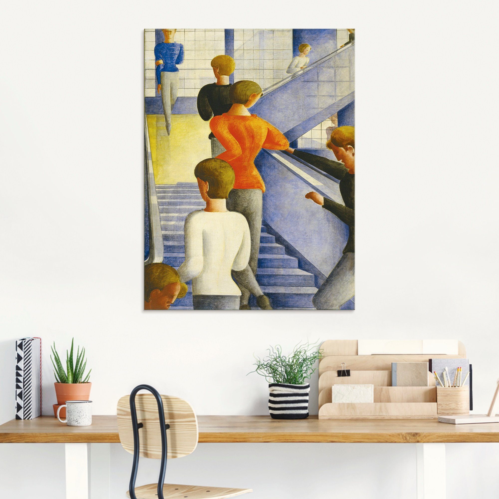 Artland Print op glas Bauhaustrap. 1932 in verschillende maten