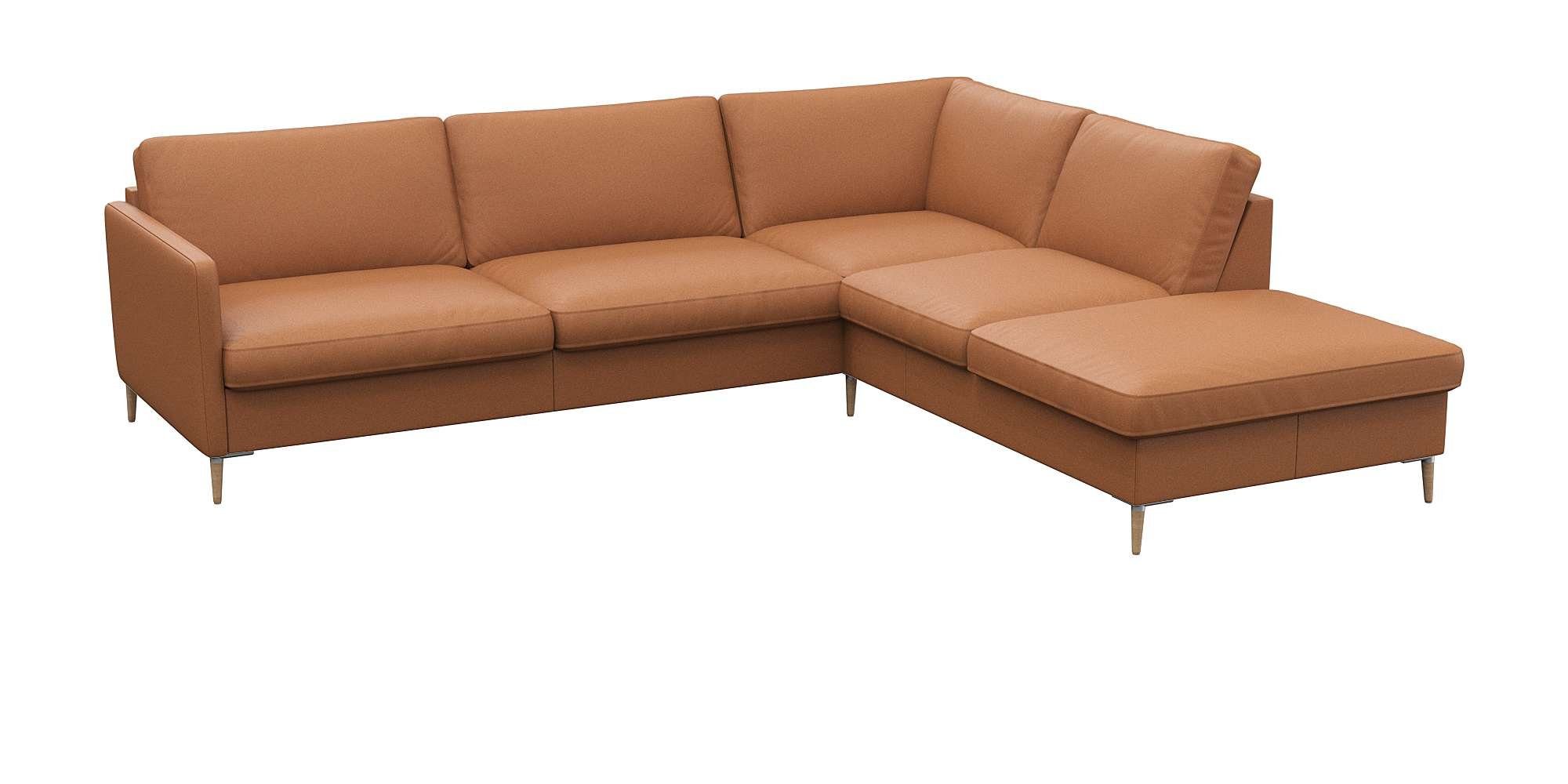 FLEXLUX Hoekbank Fiore, super zitcomfort door koudschuim in de zitting, L-vorm