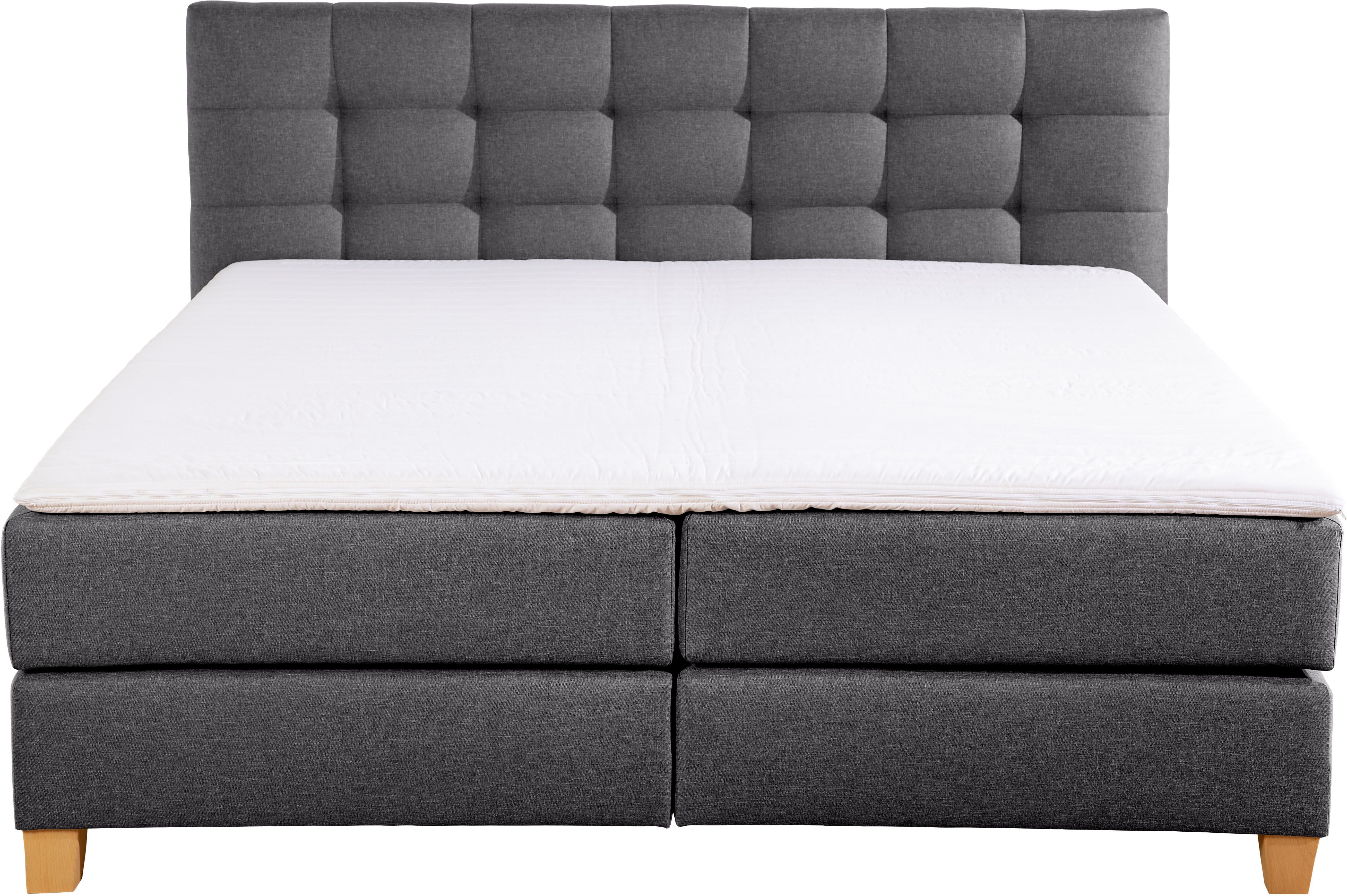 Home affaire Boxspring Moulay incl. topmatras, in 3 hardheden, tfk ook in hardheid 4