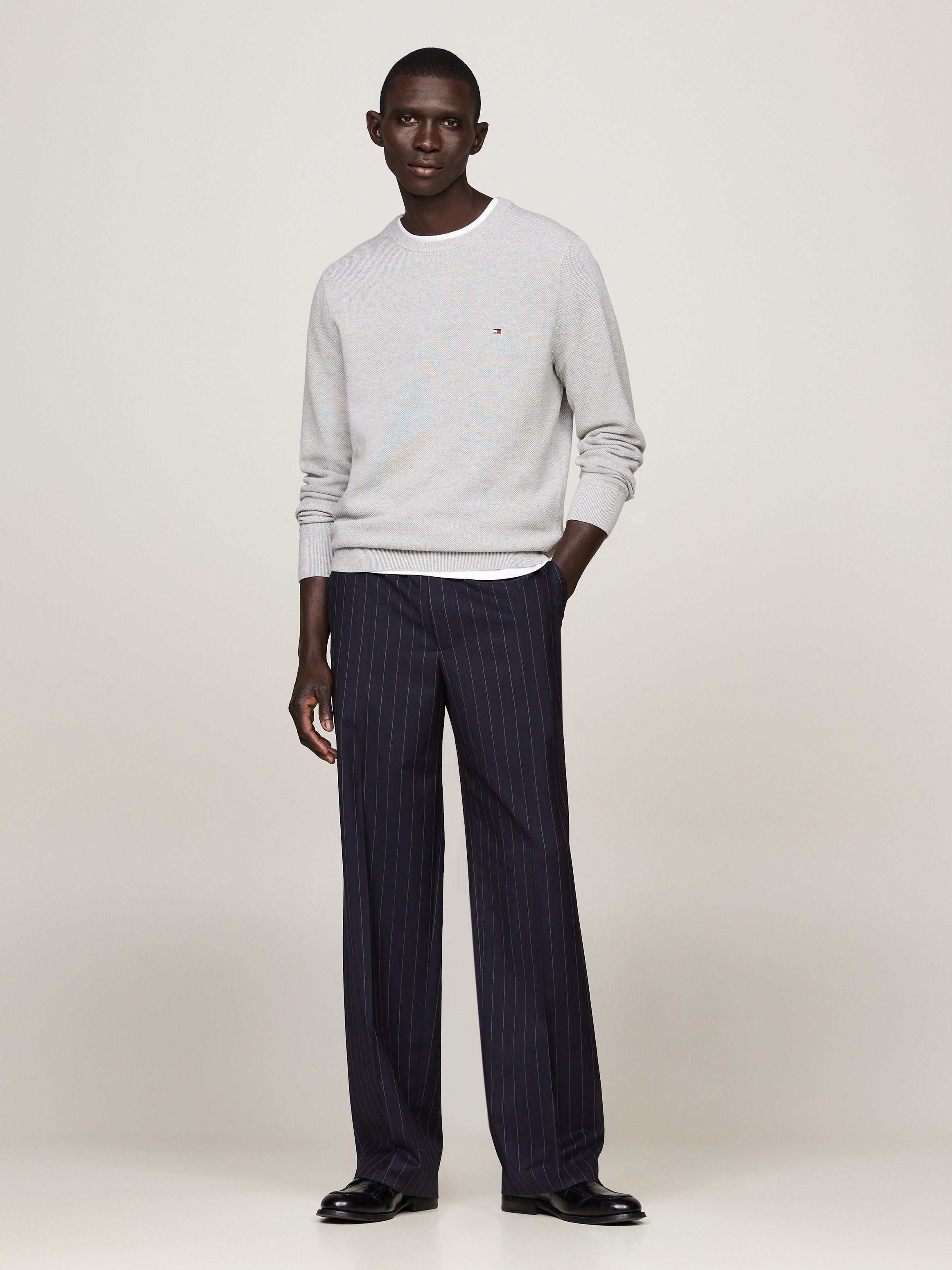 Tommy Hilfiger Trui met ronde hals ESSENTIAL STRUCTURE CREW NECK