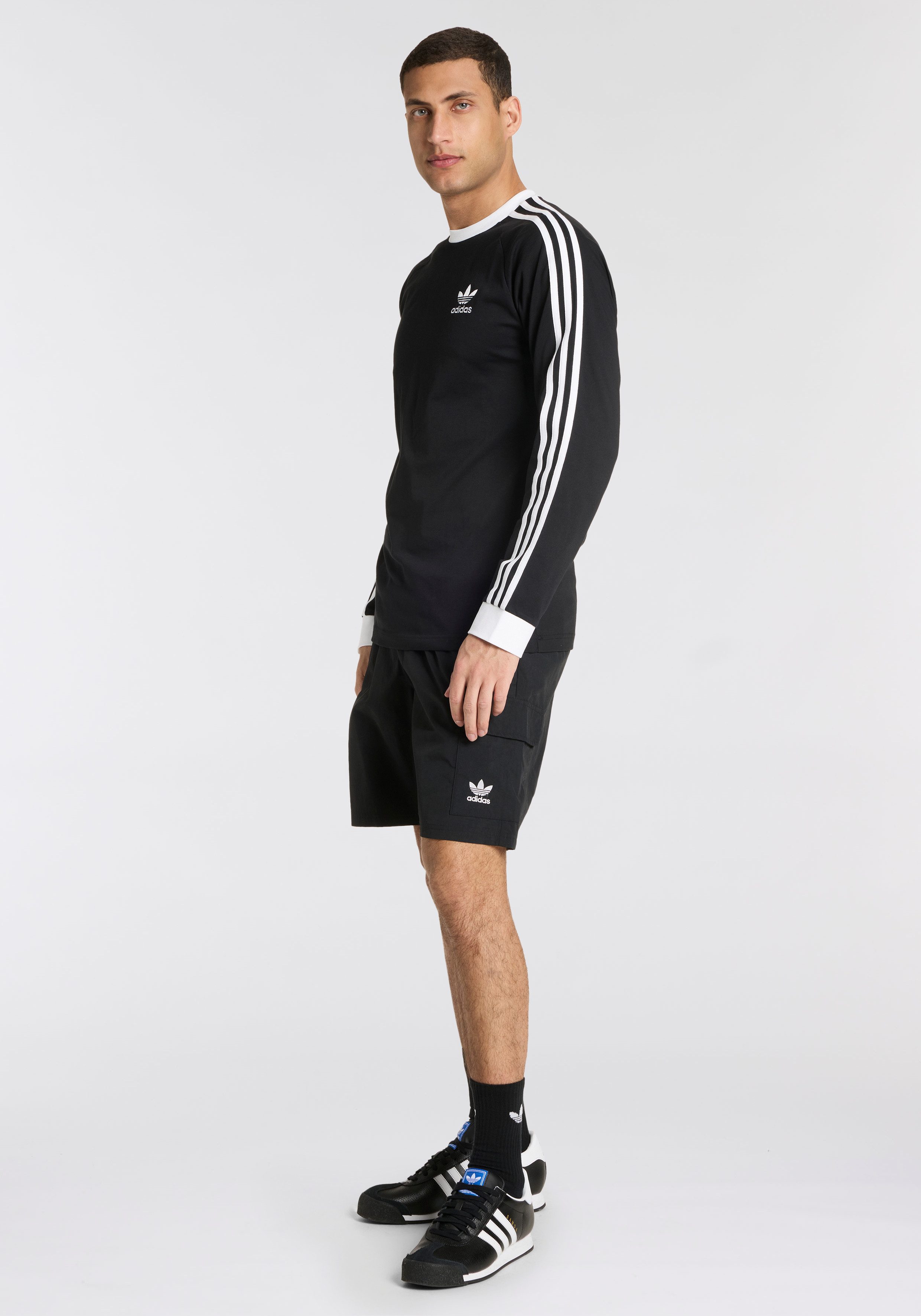 adidas Originals Shirt met lange mouwen 3-STRIPES LS T (1-delig)