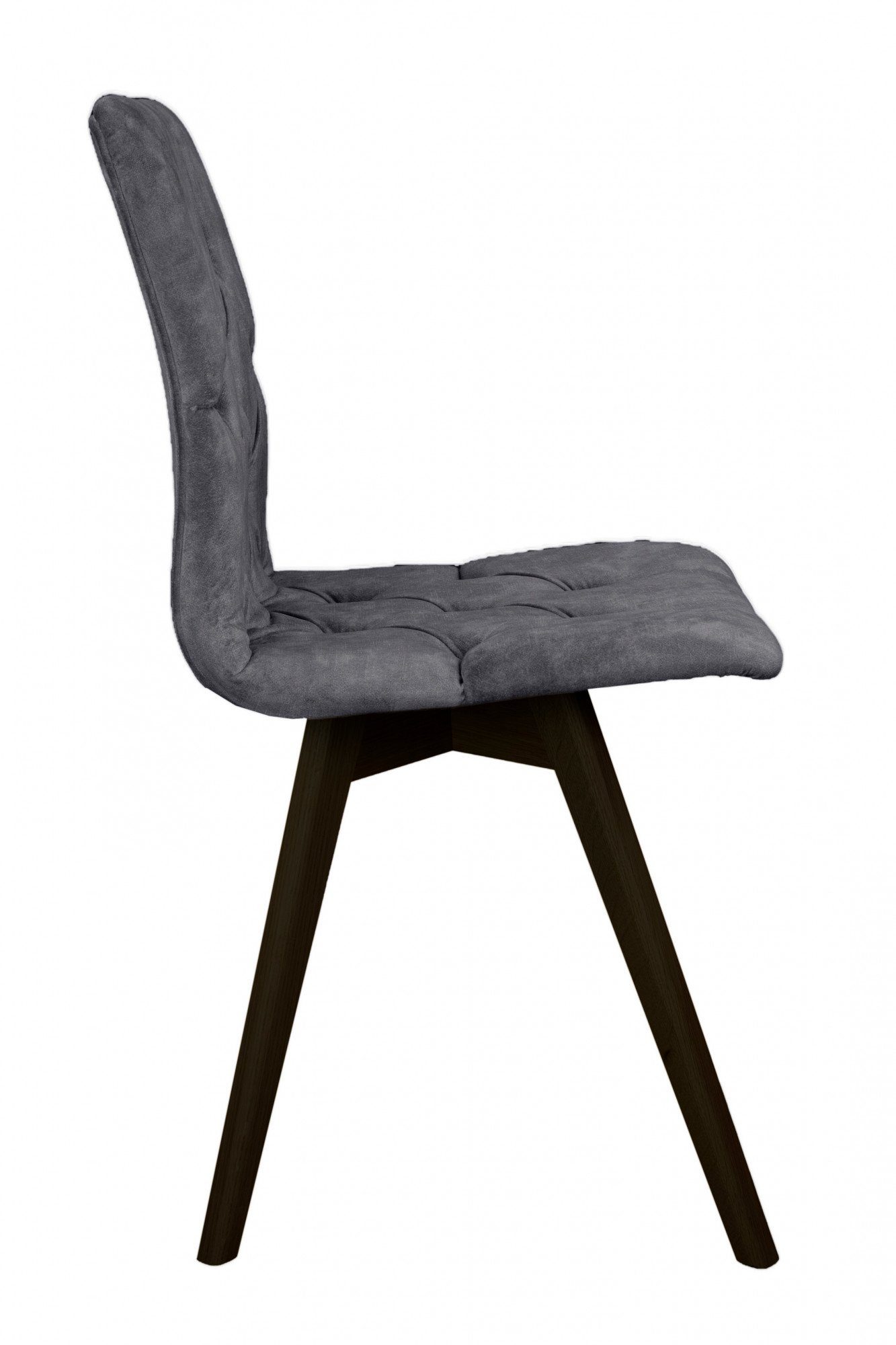 andas Eetkamerstoel Rania met massief houten poten (set, 2 stuks)