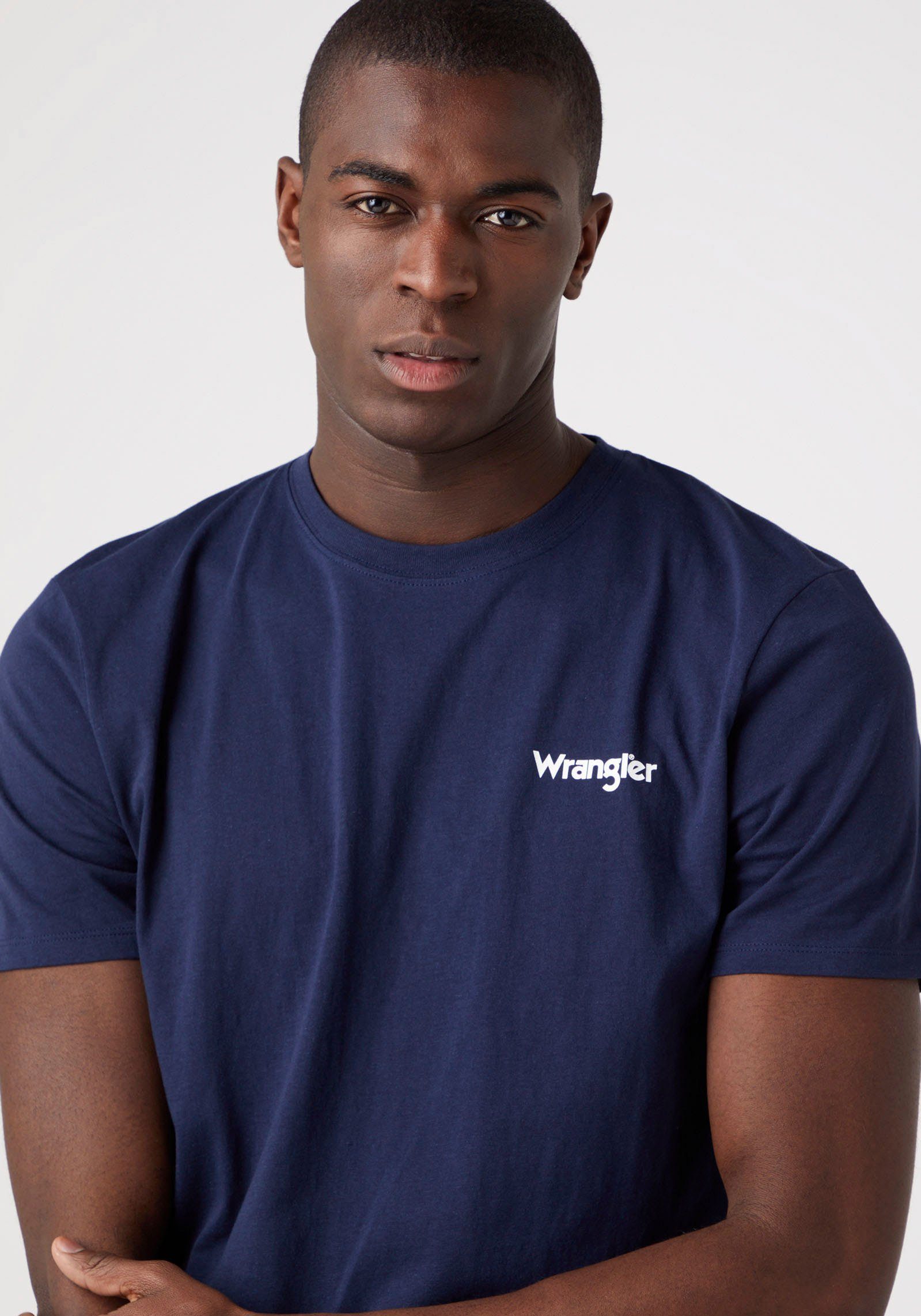 Wrangler T-shirt Sign Off (2-delig, Set van 2)