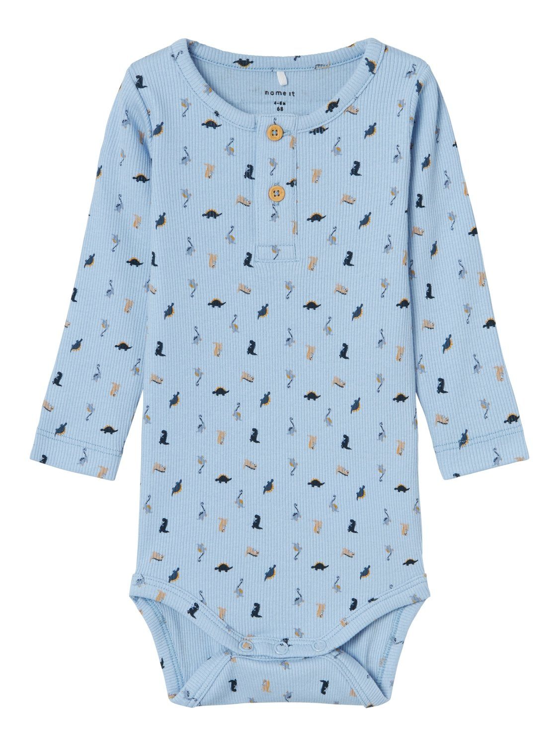 Name It Body NBMDABBU M LS BODY jongens rompertjes maat 74 blauw