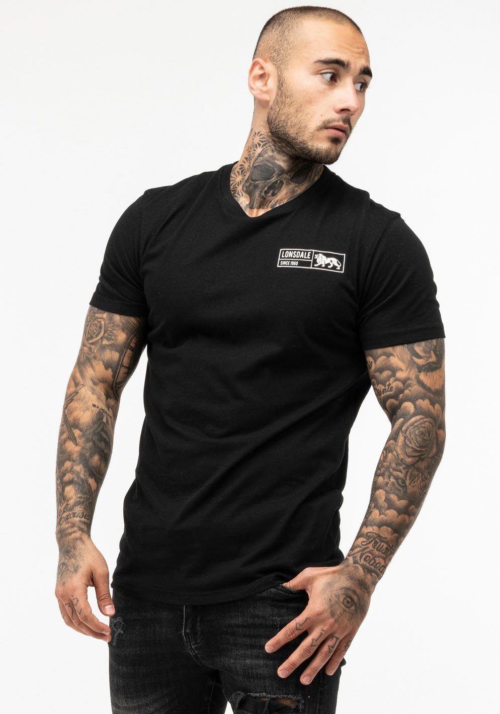 Lonsdale T-shirt CLONKEEN (set, 2-delig, 2 stuks)