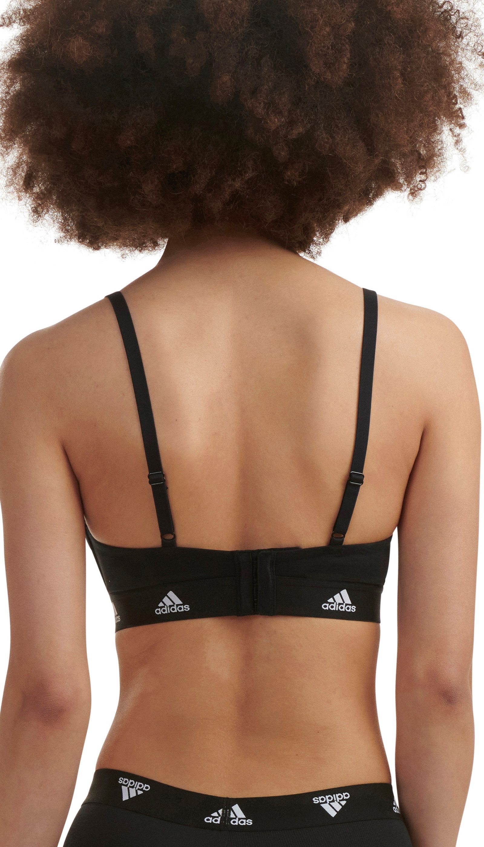 adidas Sportswear Beugelloze-bh Sport Active Comfort Cotton met verstelbare schouderbanden