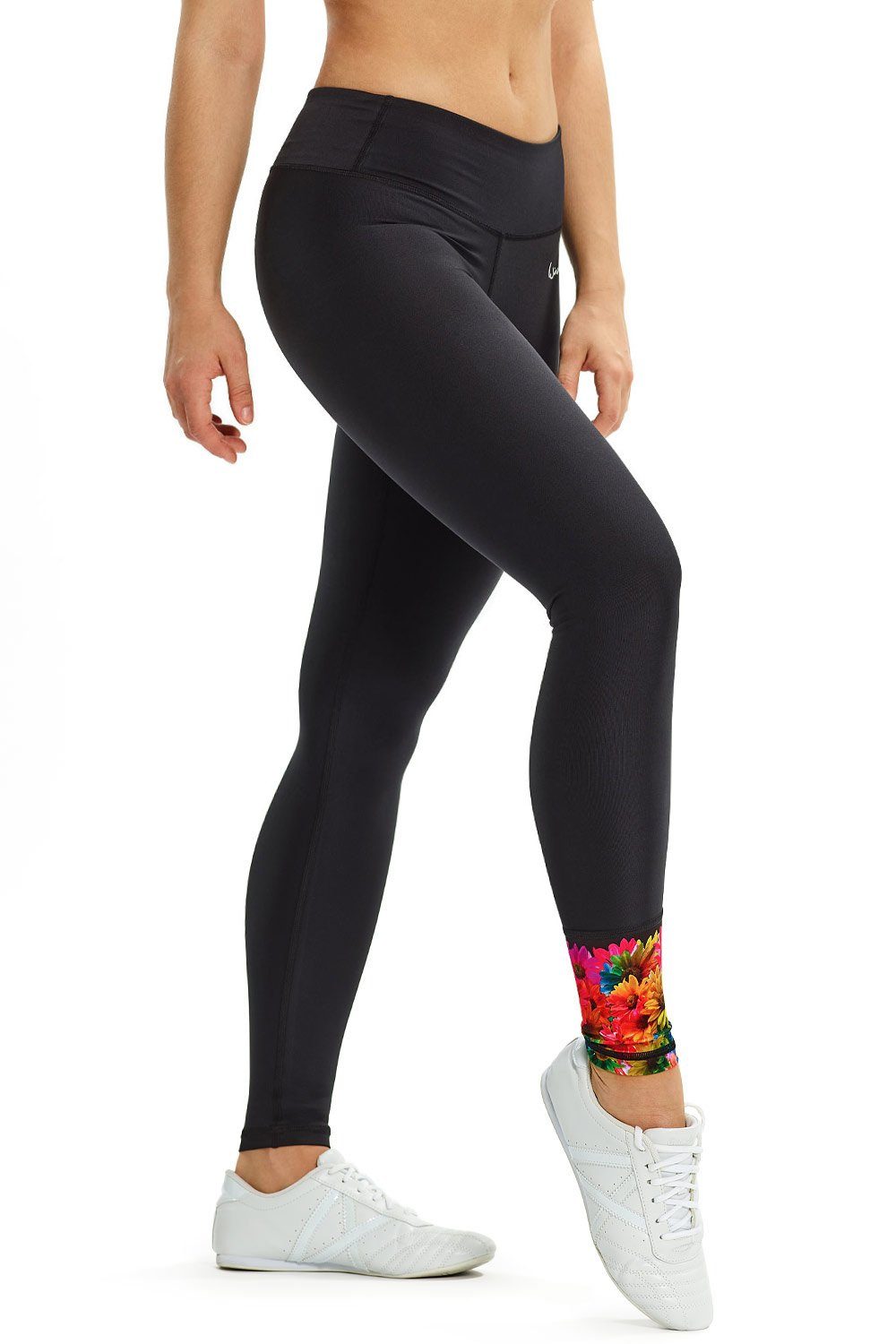 Winshape Legging AEL106-Rainbow-Flowers met licht compressie-effect