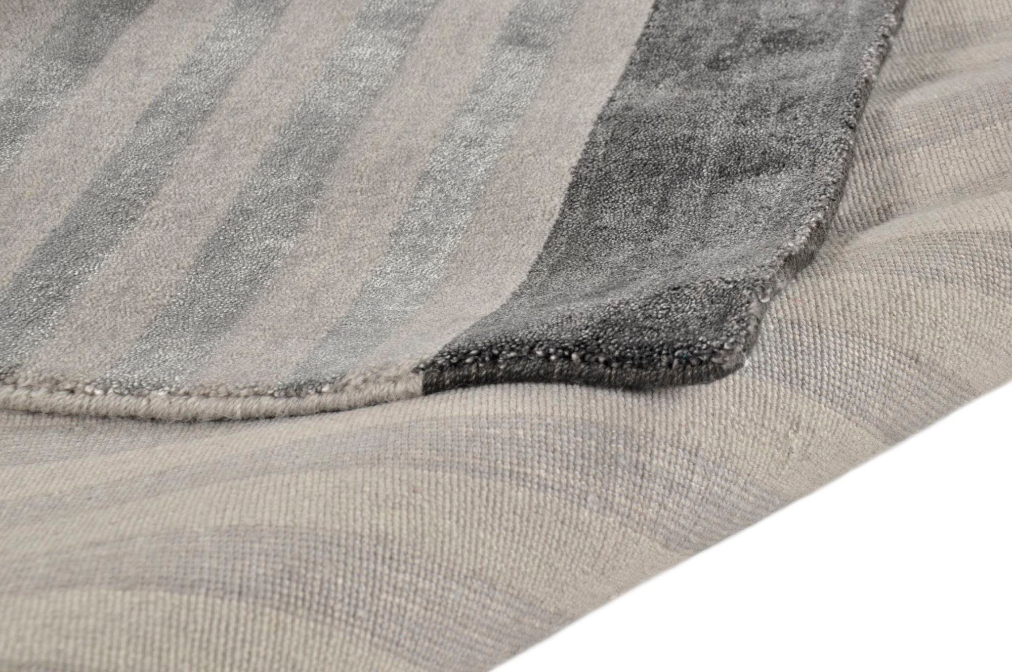 THEKO Vloerkleed Miami 3286 Handgeweven vloerkleed, gestreept, met de hand geweven, van viscose & wol