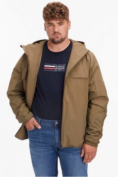 tommy hilfiger field-jacket bt-tech hooded jacket-b bruin