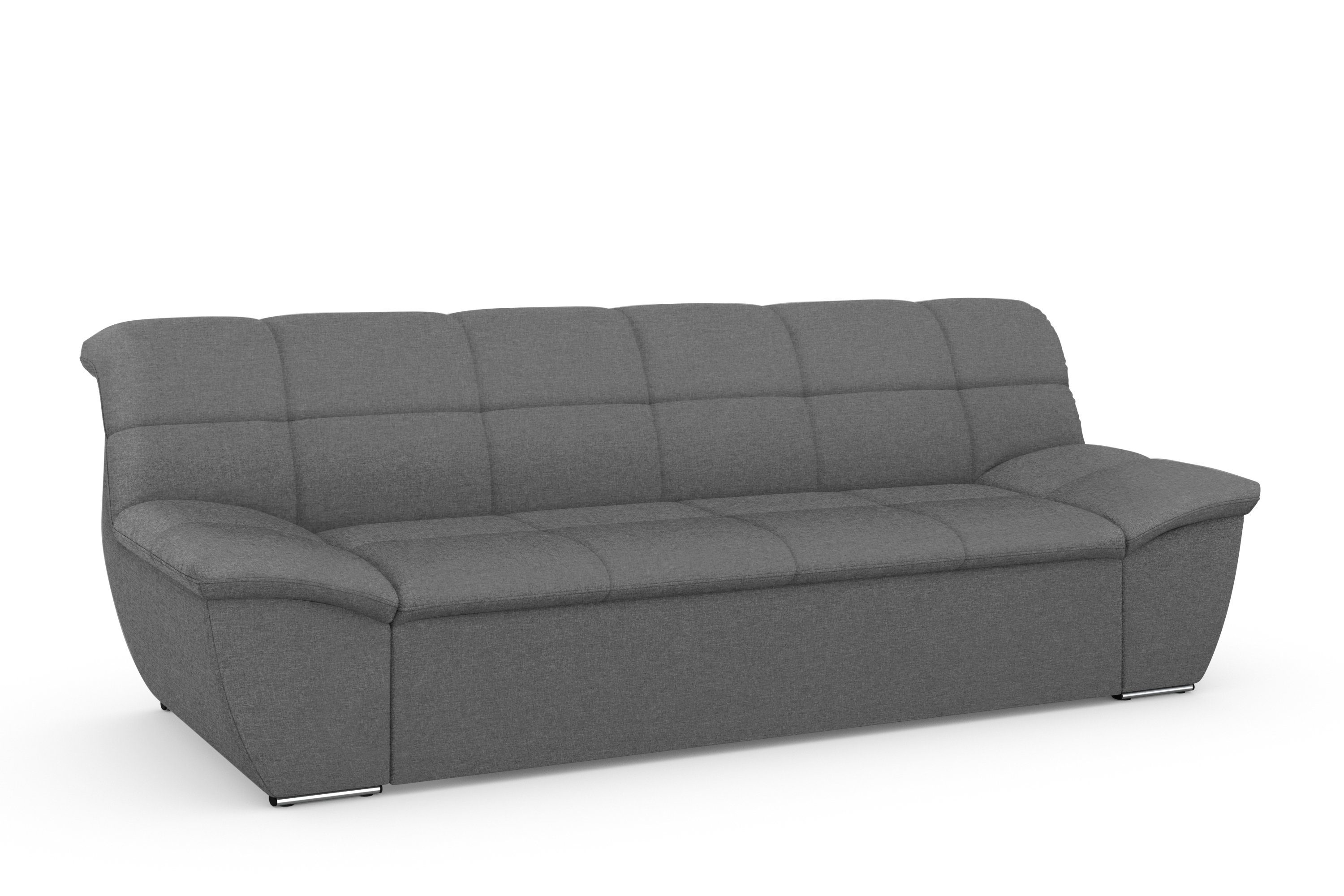 DOMO collection 3-zitsbank Splash, moderne stiksels in de zitting en rug, comfortabel,