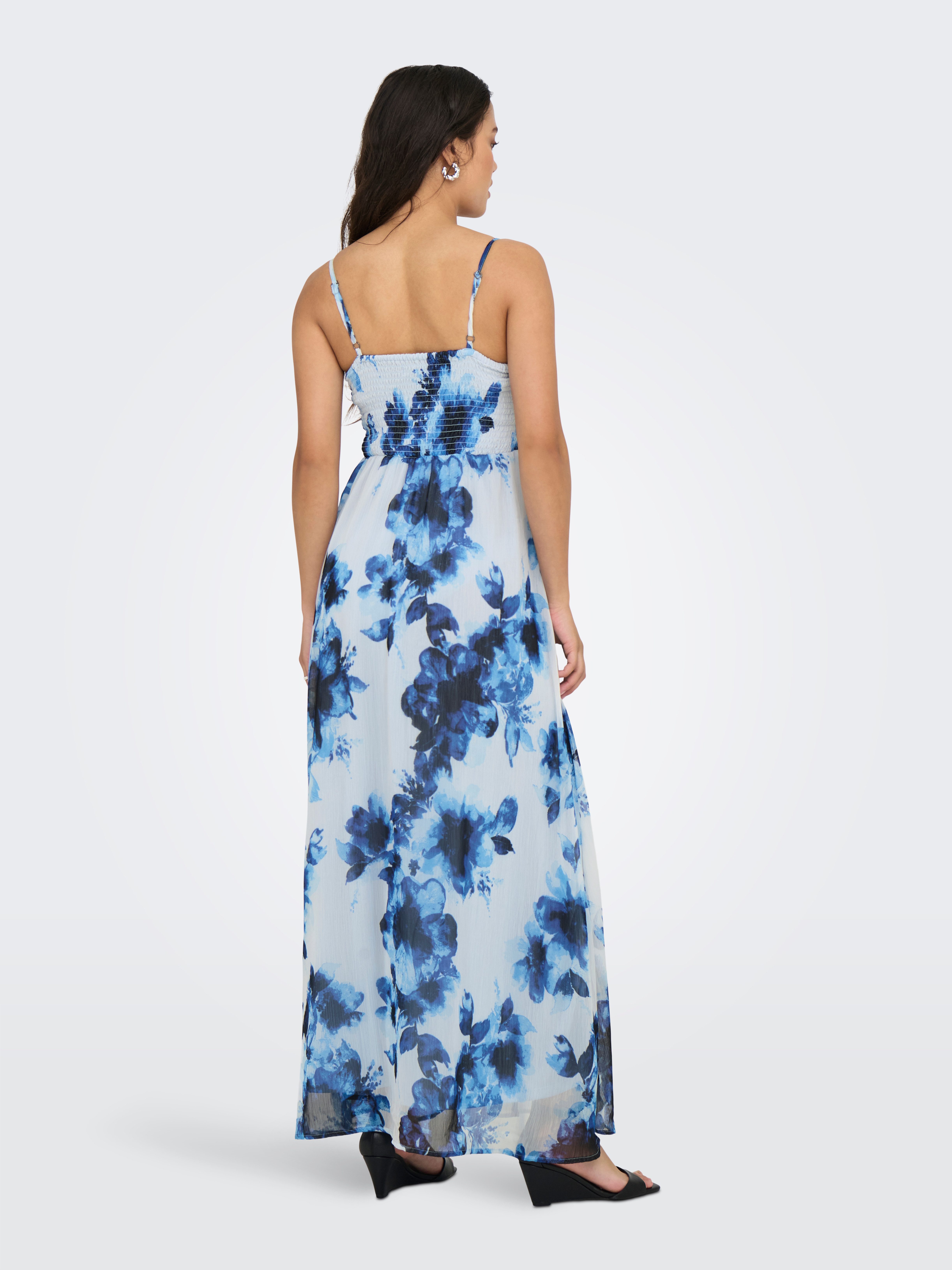 Only Maxi-jurk ONLELENA VIKKI LIFE STRAP ANK DRESS WVN