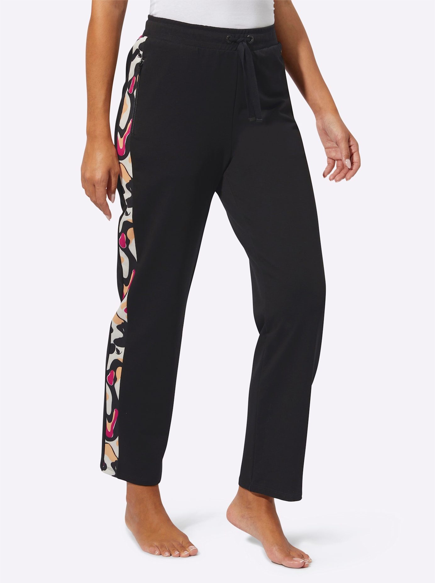 Broek met elastische band