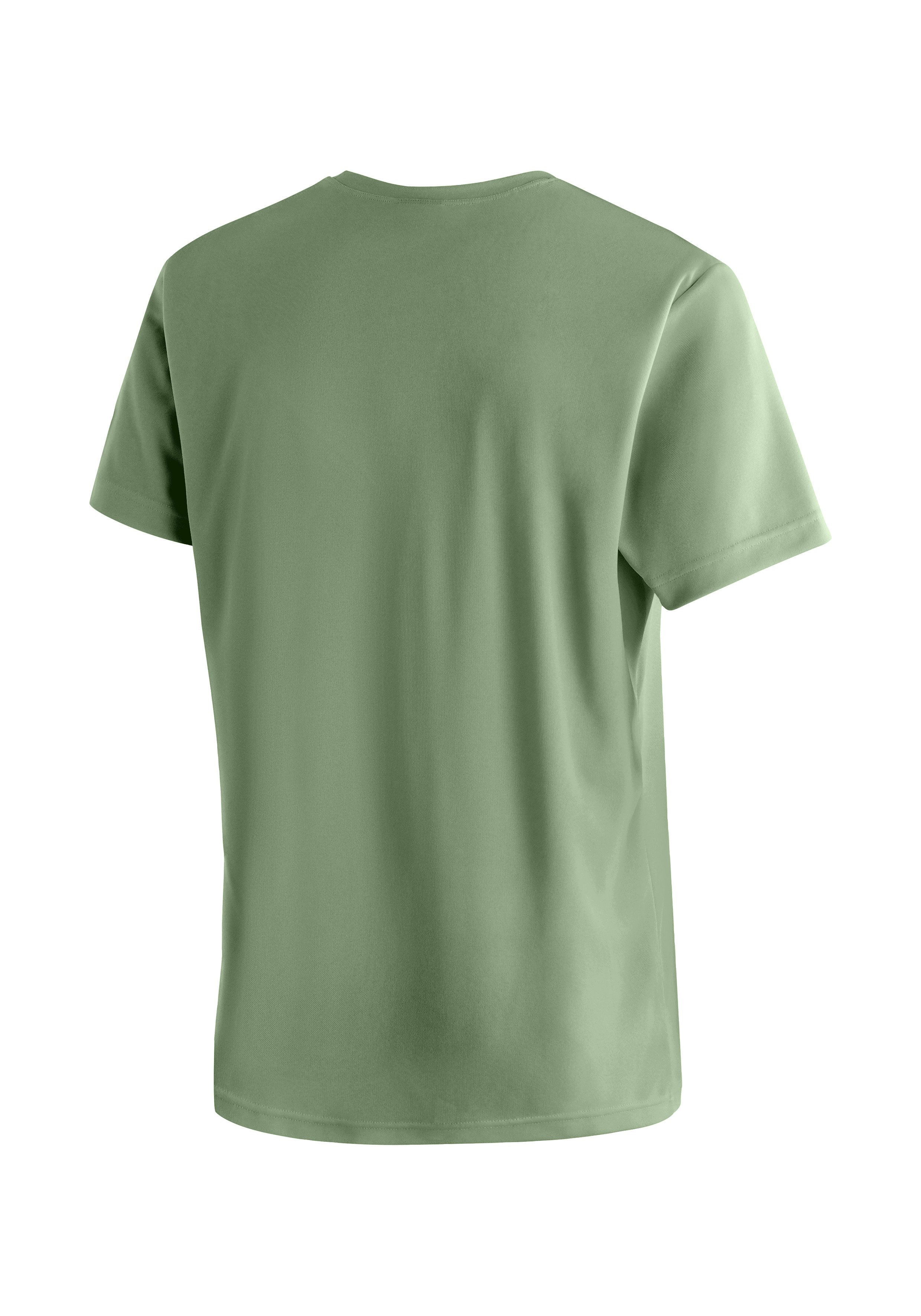 Maier Sports T-shirt Dieter print Heren functioneel shirt, vrijetijdsshirt met print, regular fit